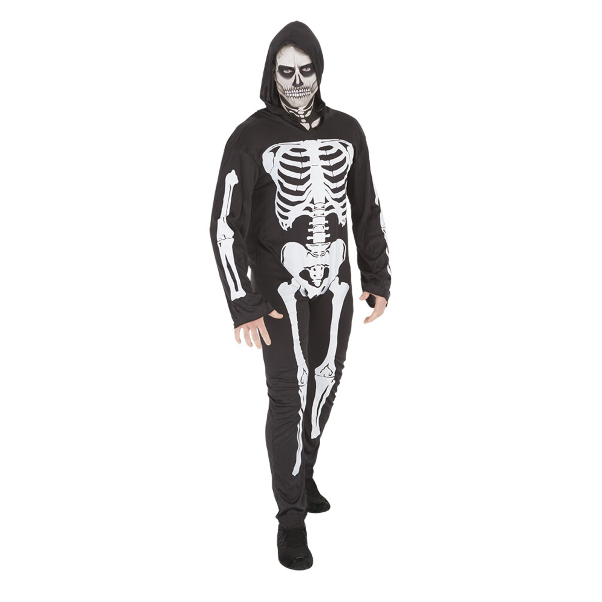 Costume scheletro adulto - perfetto per feste a tema - 