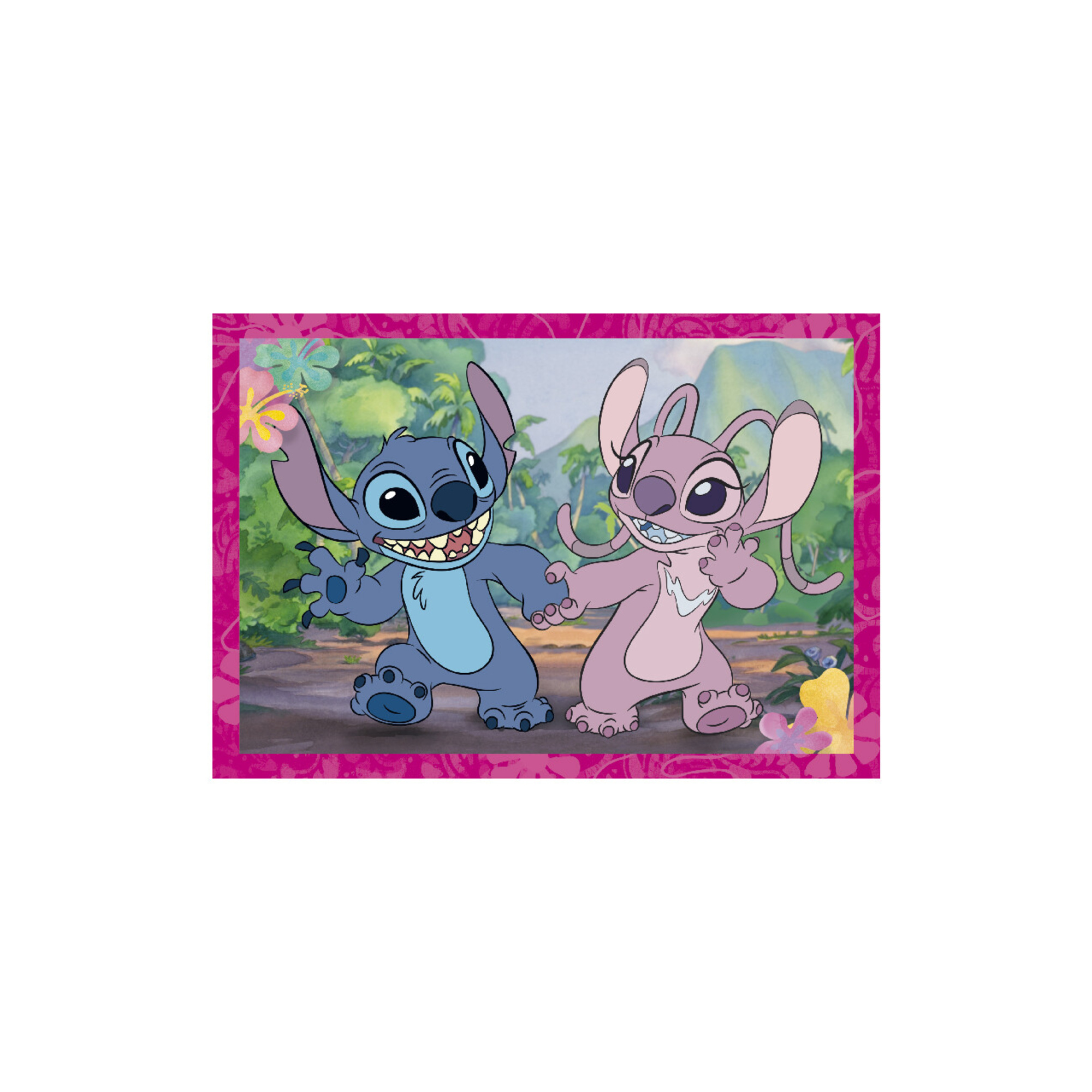 Clementoni - puzzle supercolor 4in1 disney stitch - LILO & STITCH