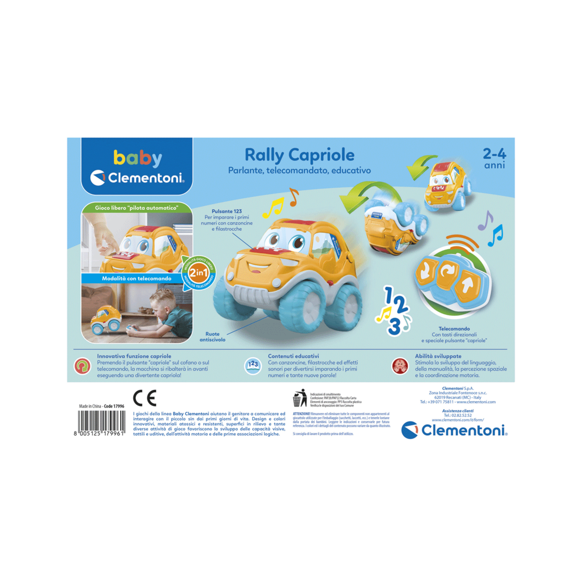 Baby clementoni - tumbling car - BABY CLEMENTONI