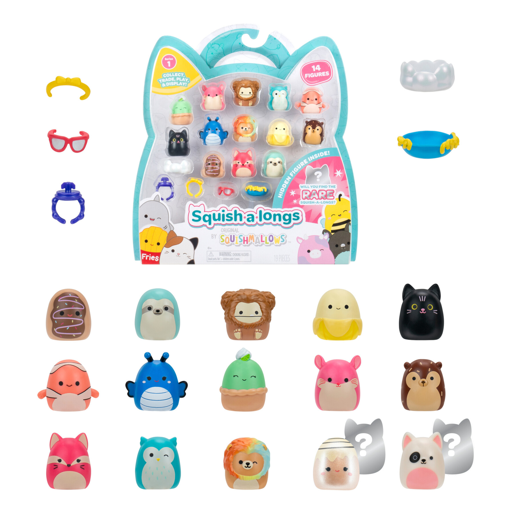 Squishmallows mini collezionabili - confezione da 14 personaggi - SQUISHMALLOWS