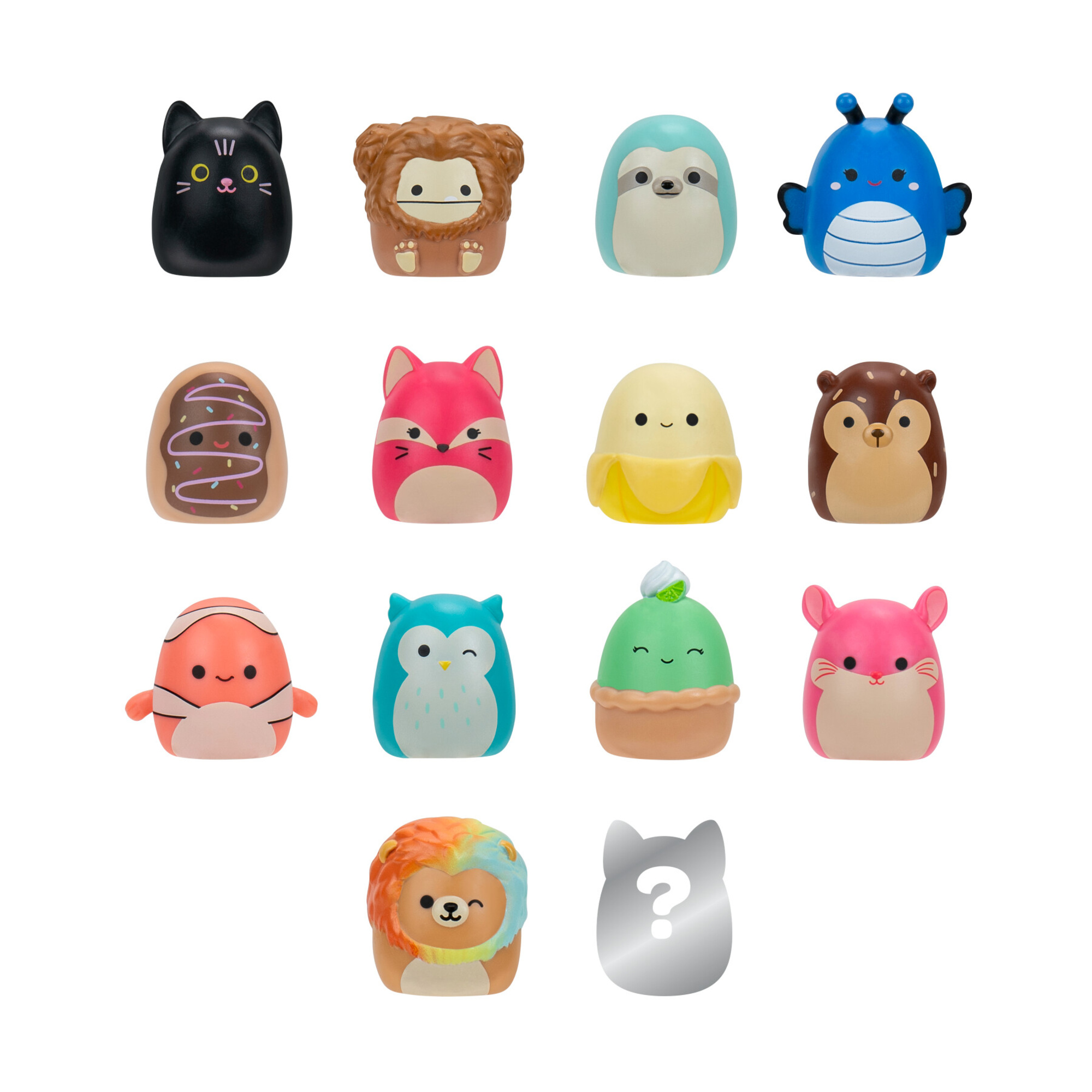 Squishmallows mini collezionabili - confezione da 14 personaggi - SQUISHMALLOWS