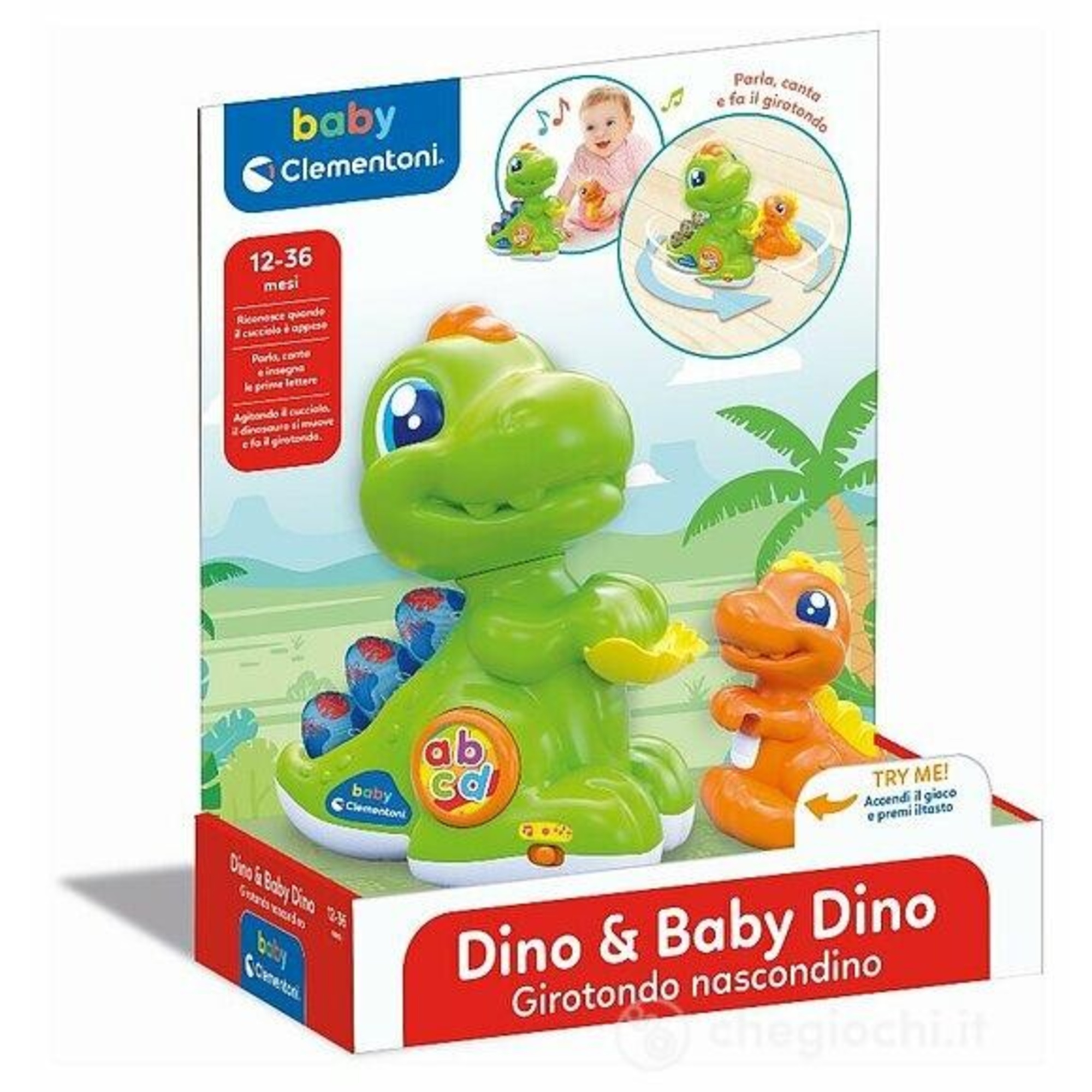 Baby clementoni - dino & baby dino - BABY CLEMENTONI