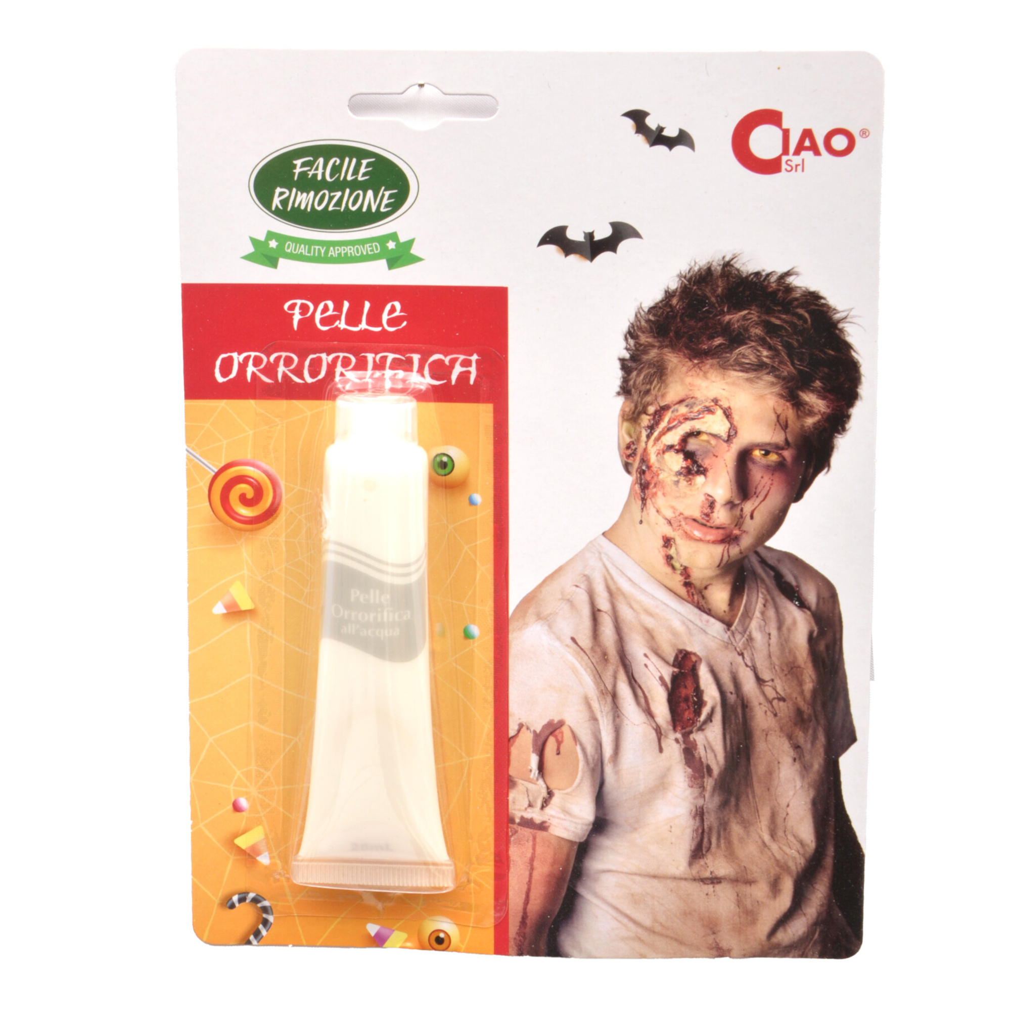 Trucco teatrale,- pelle horror in tubetto da 28 ml. - 