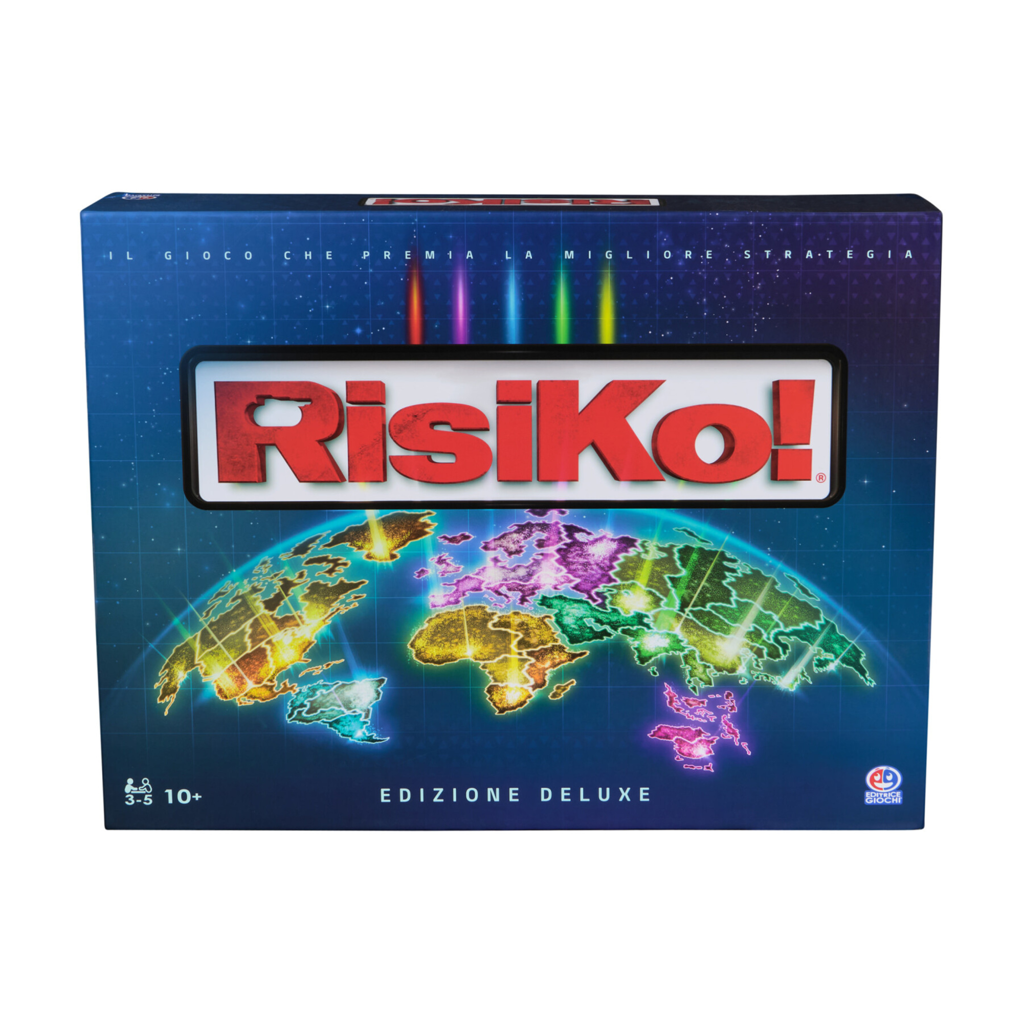 Risiko deluxe edition: la plancia di gioco più grande di sempre con 5 set completi per battaglie epiche - 