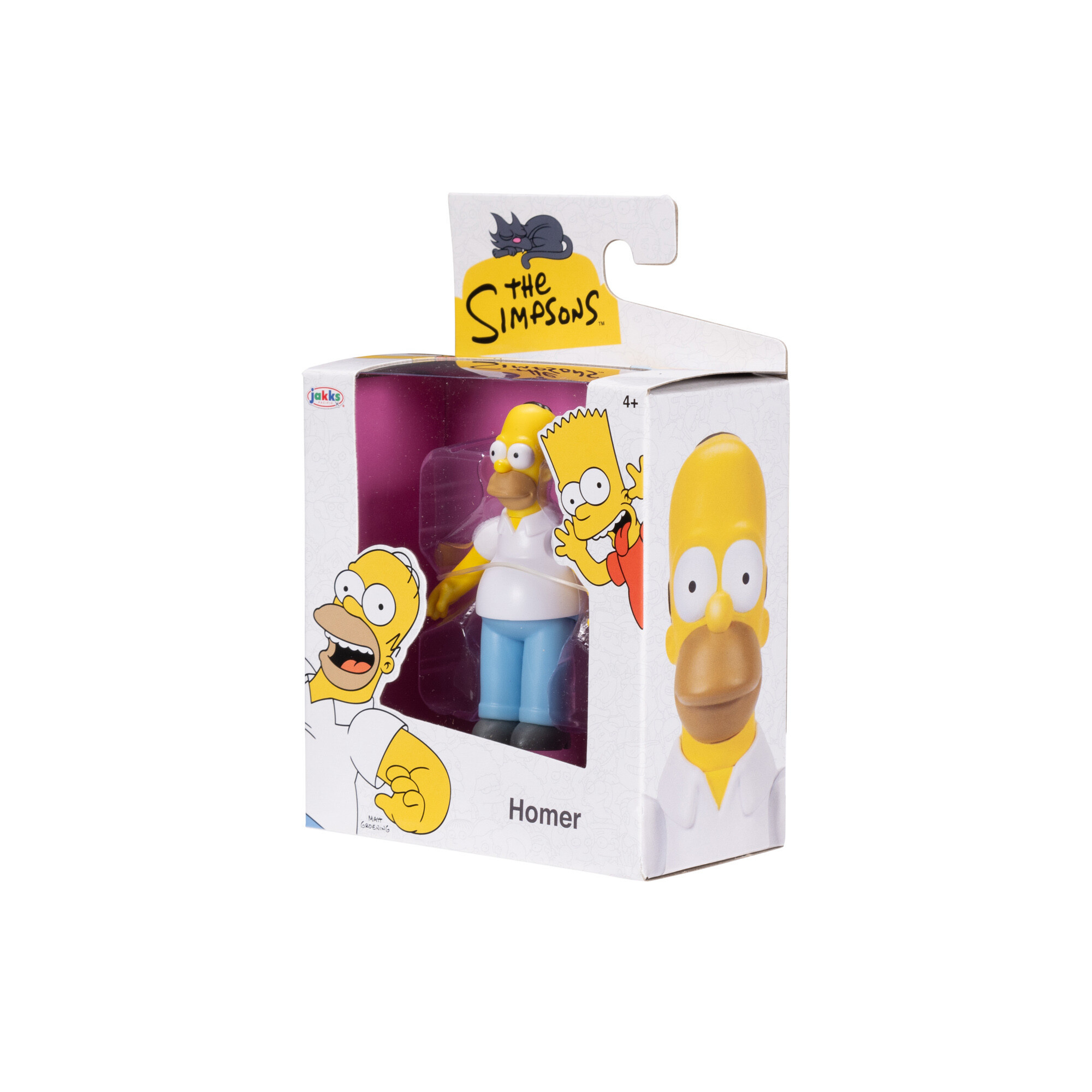 The simpsons - action figure di homer articolata, scala 6 cm - SIMPSONS