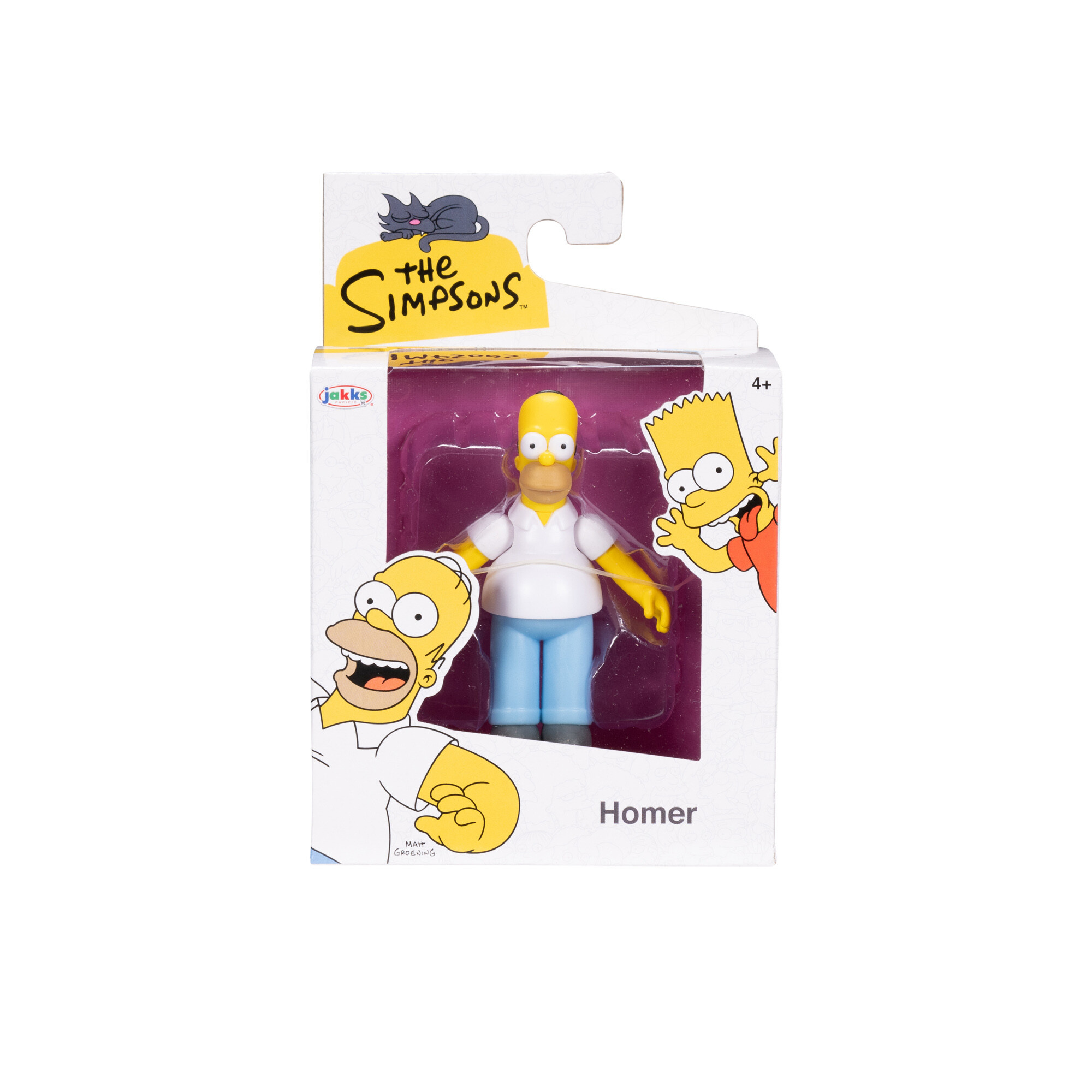 The simpsons - action figure di homer articolata, scala 6 cm - SIMPSONS