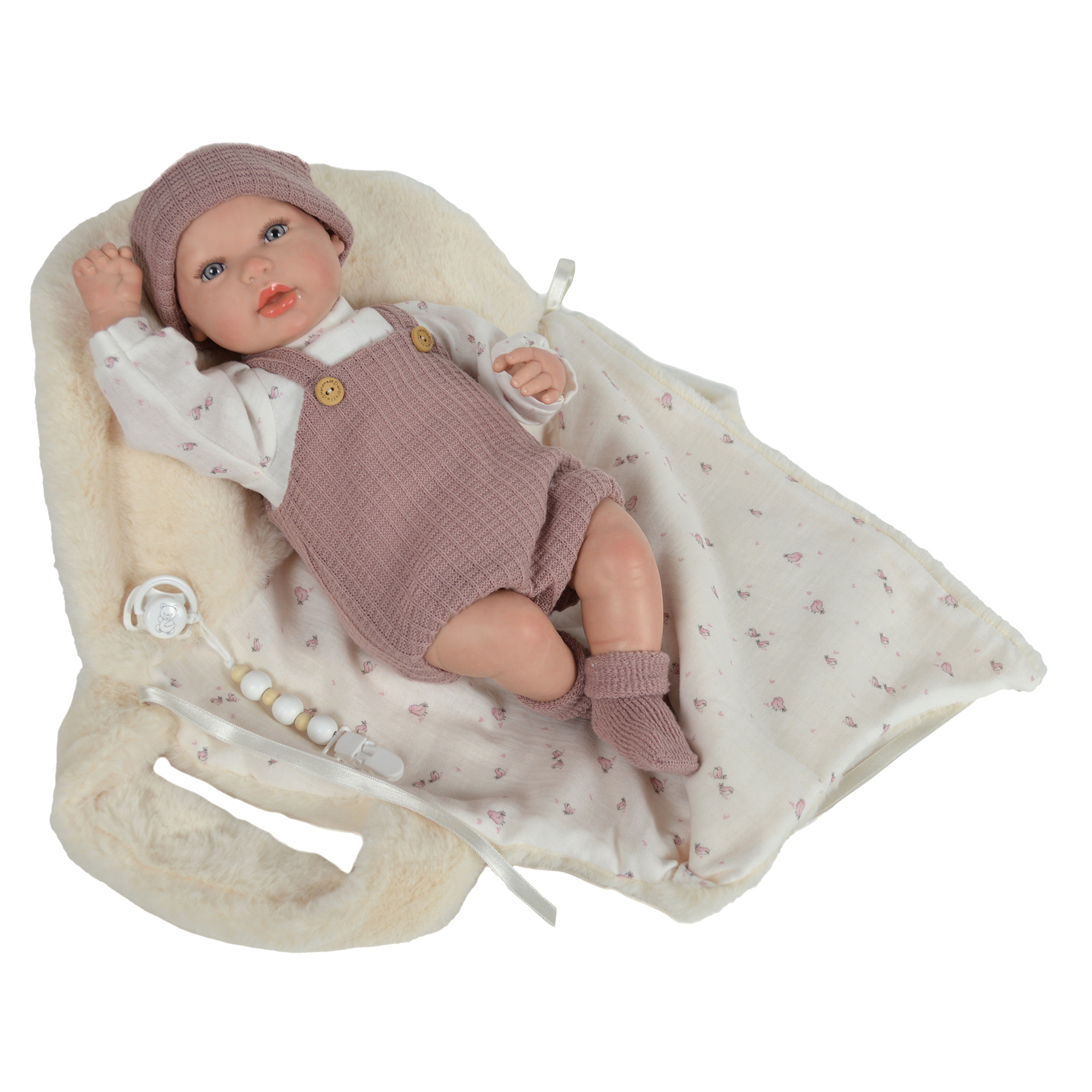 Bambola reborn rosa 45 cm  - love bebé - LOVE BEBÈ