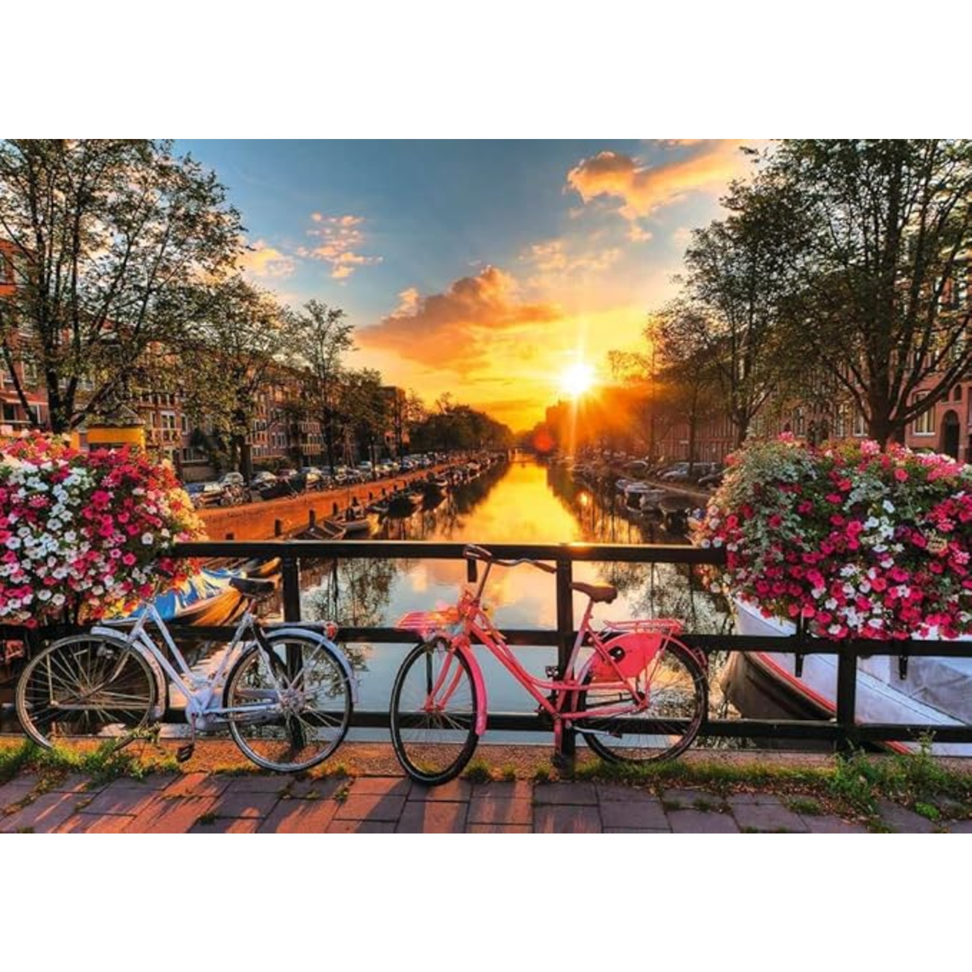 Puzzle 1000 pezzi biciclette ad amsterdam - puzzle ravensburger per adulti - RAVENSBURGER