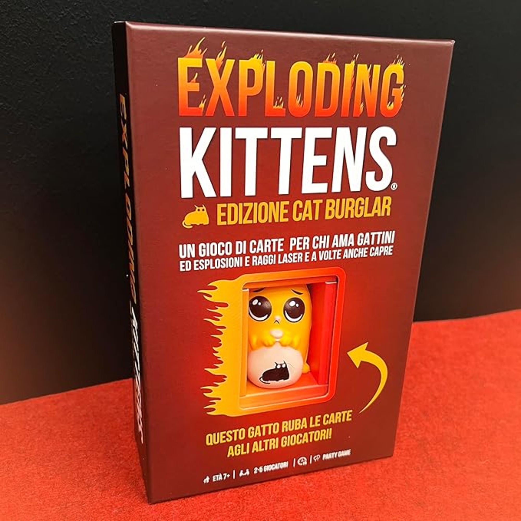 Exploding kittens - edizione ladro di gatti - gioco da tavolo divertente e strategico per 2-5 giocatori - ASMODEE