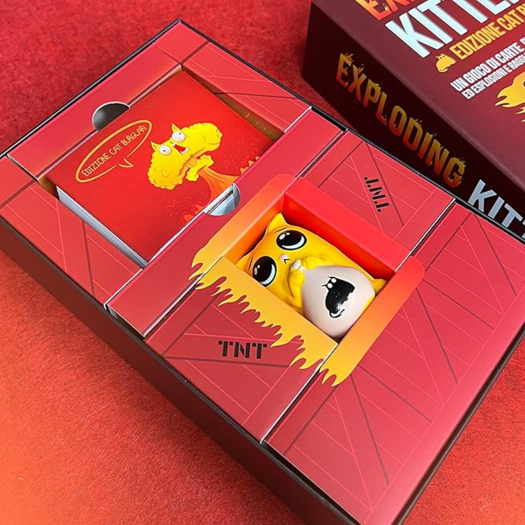 Exploding kittens - edizione ladro di gatti - gioco da tavolo divertente e strategico per 2-5 giocatori - ASMODEE