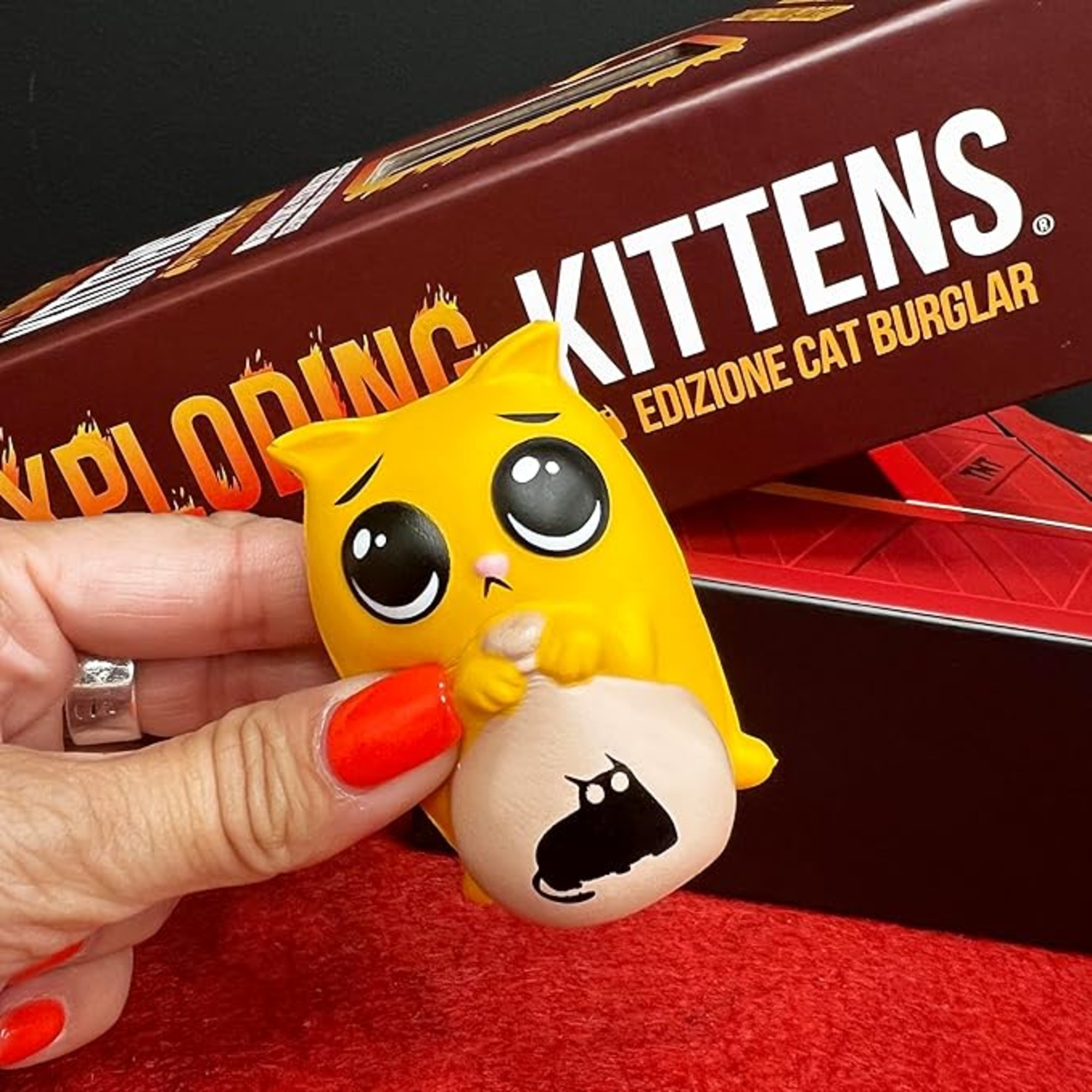 Exploding kittens - edizione ladro di gatti - gioco da tavolo divertente e strategico per 2-5 giocatori - ASMODEE