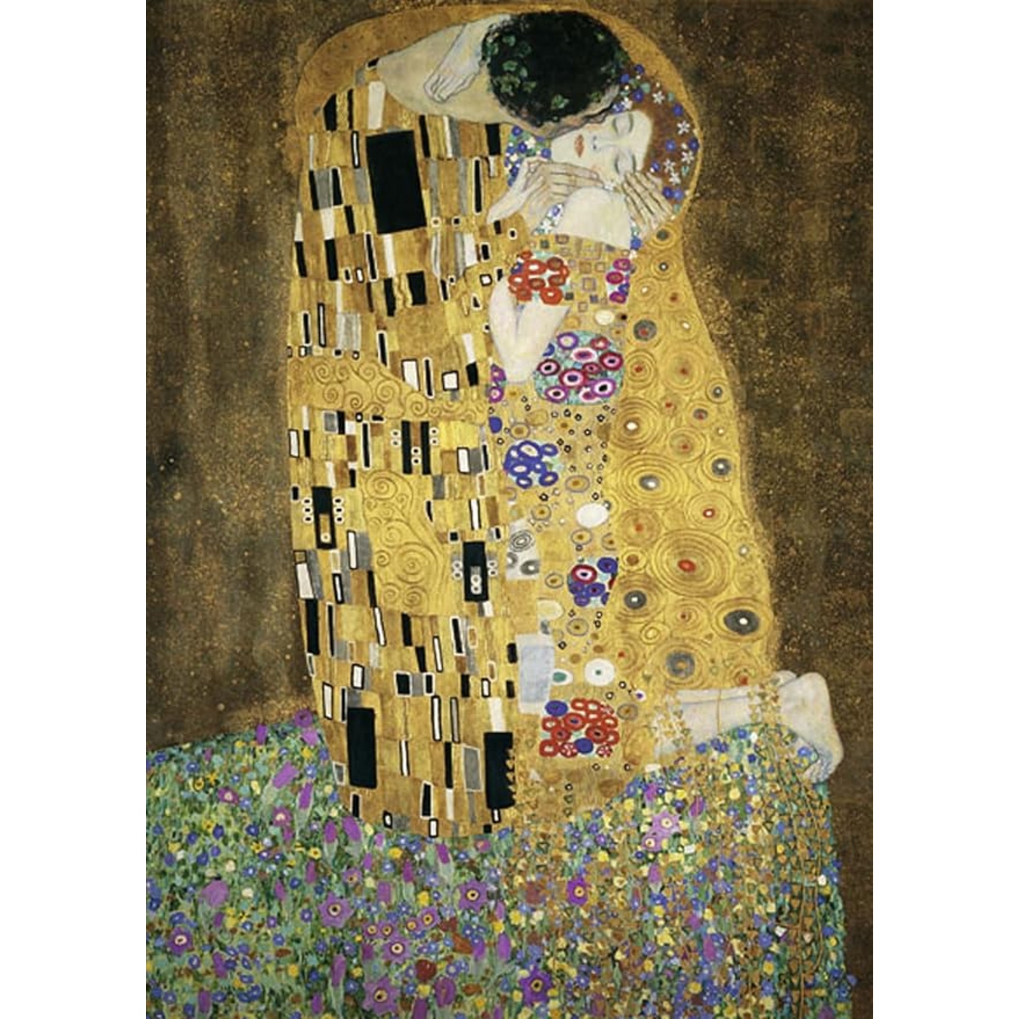 Puzzle 1000 pezzi klimt il bacio - puzzle ravensburger per adulti - RAVENSBURGER