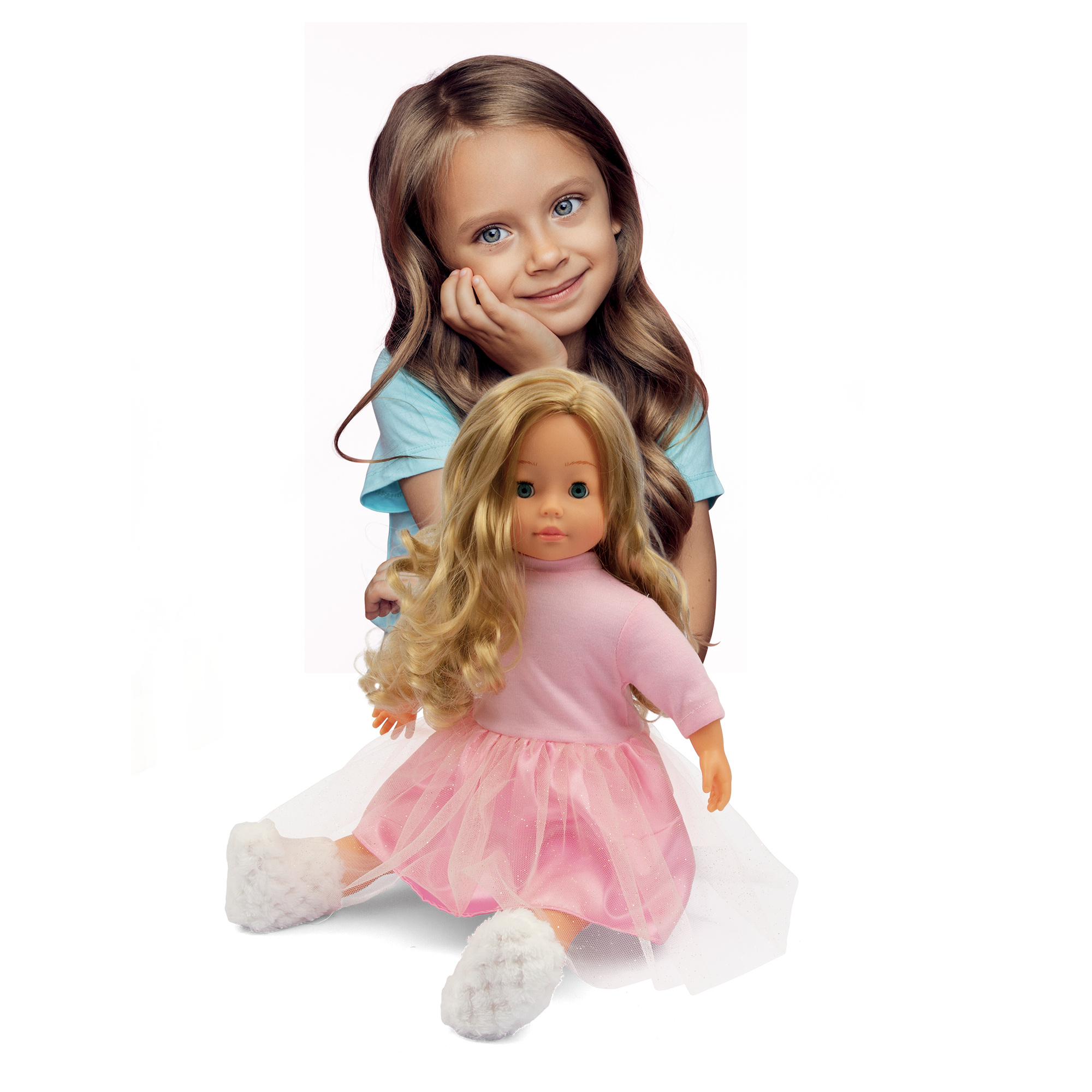 Bambola interattiva beatrice 46 cm che parla e canta con accessori inclusi love bebe Toys Center