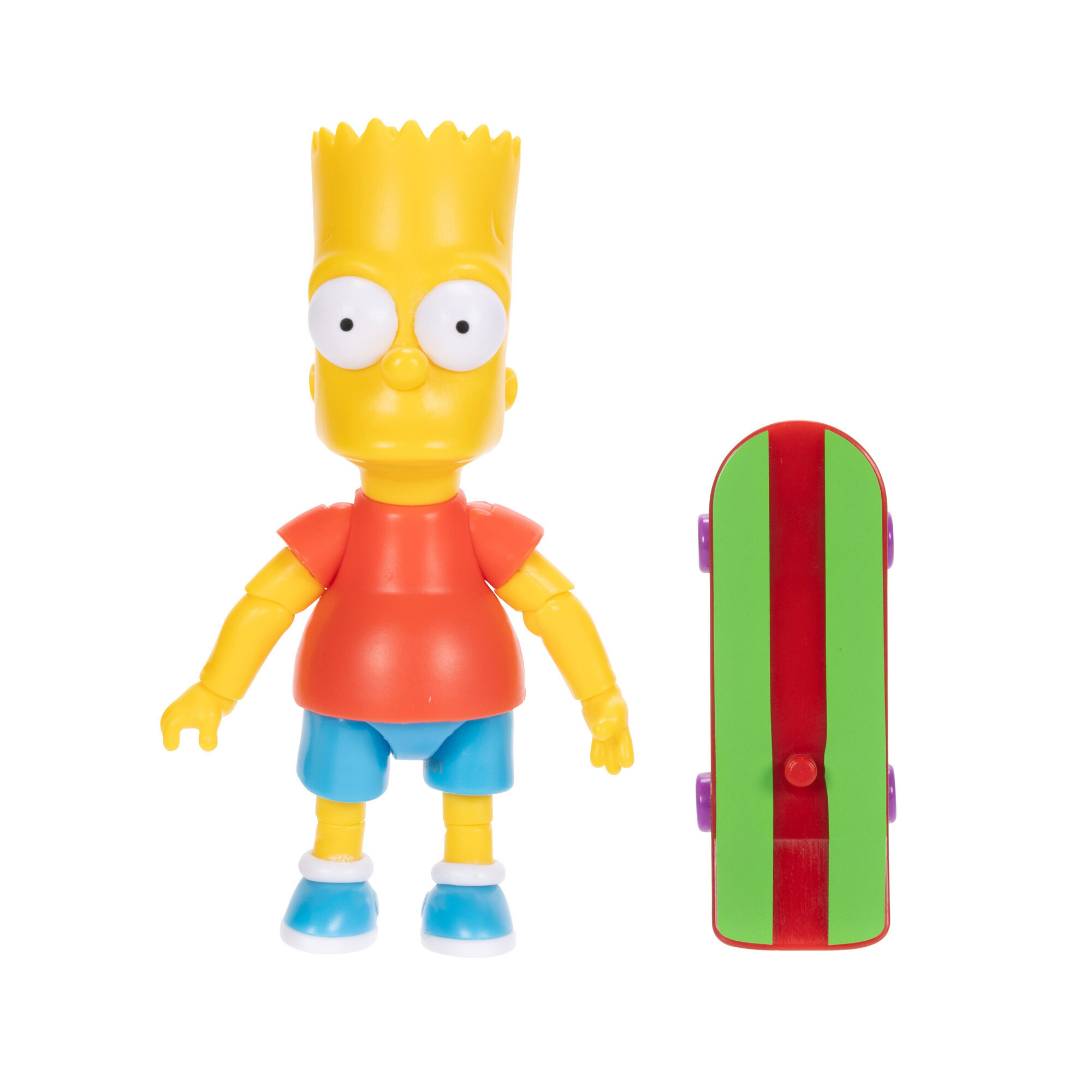 The simpsons - action figure di bart articolata, scala 10 cm - SIMPSONS