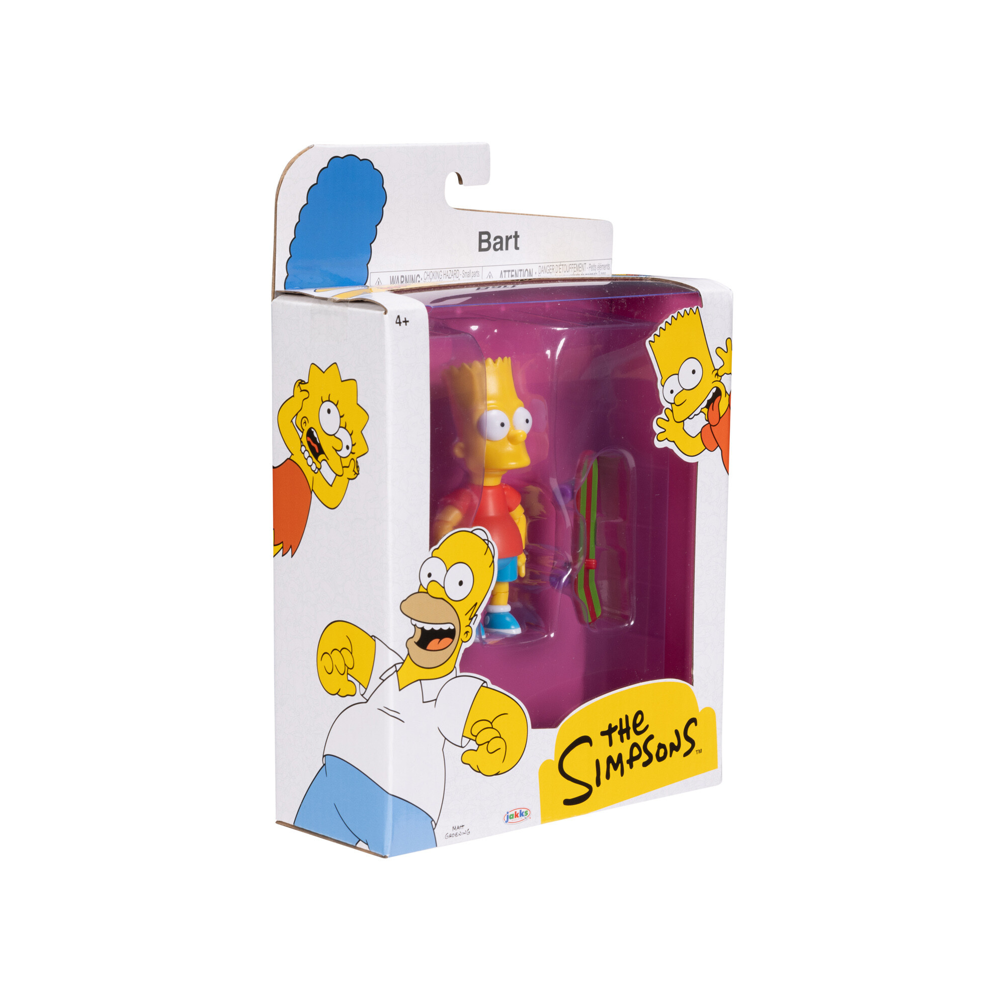 The simpsons - action figure di bart articolata, scala 10 cm - SIMPSONS