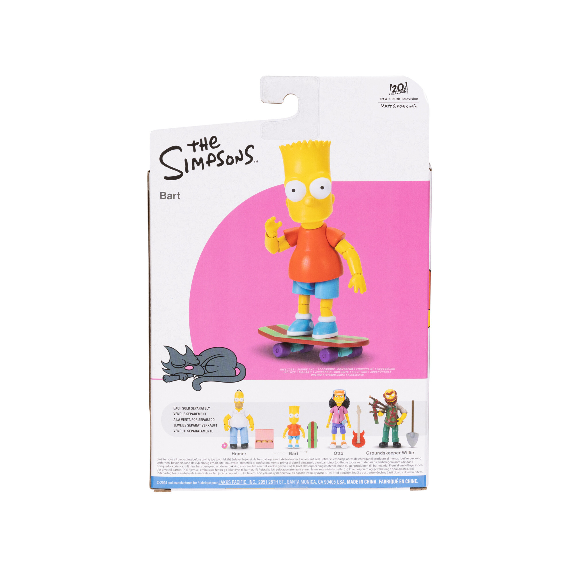 The simpsons - action figure di bart articolata, scala 10 cm - SIMPSONS