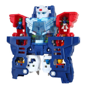 Exobot transformer robot - inclusi 24 soldatini - INVINCIBLE HEROES, SUPERSTAR
