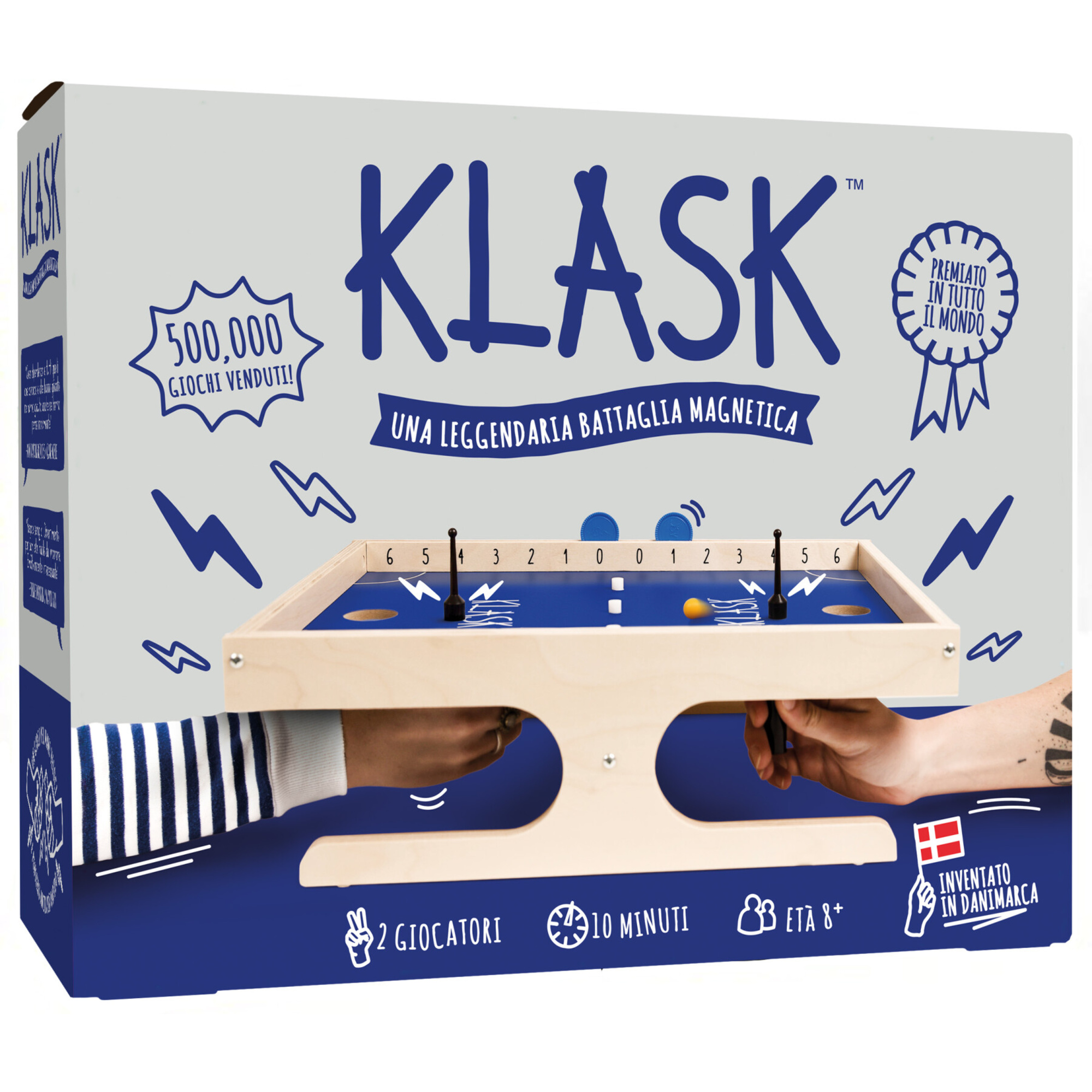 Klask - gioco da tavolo per la famiglia, adulti e bambini - adulti e bambini - 