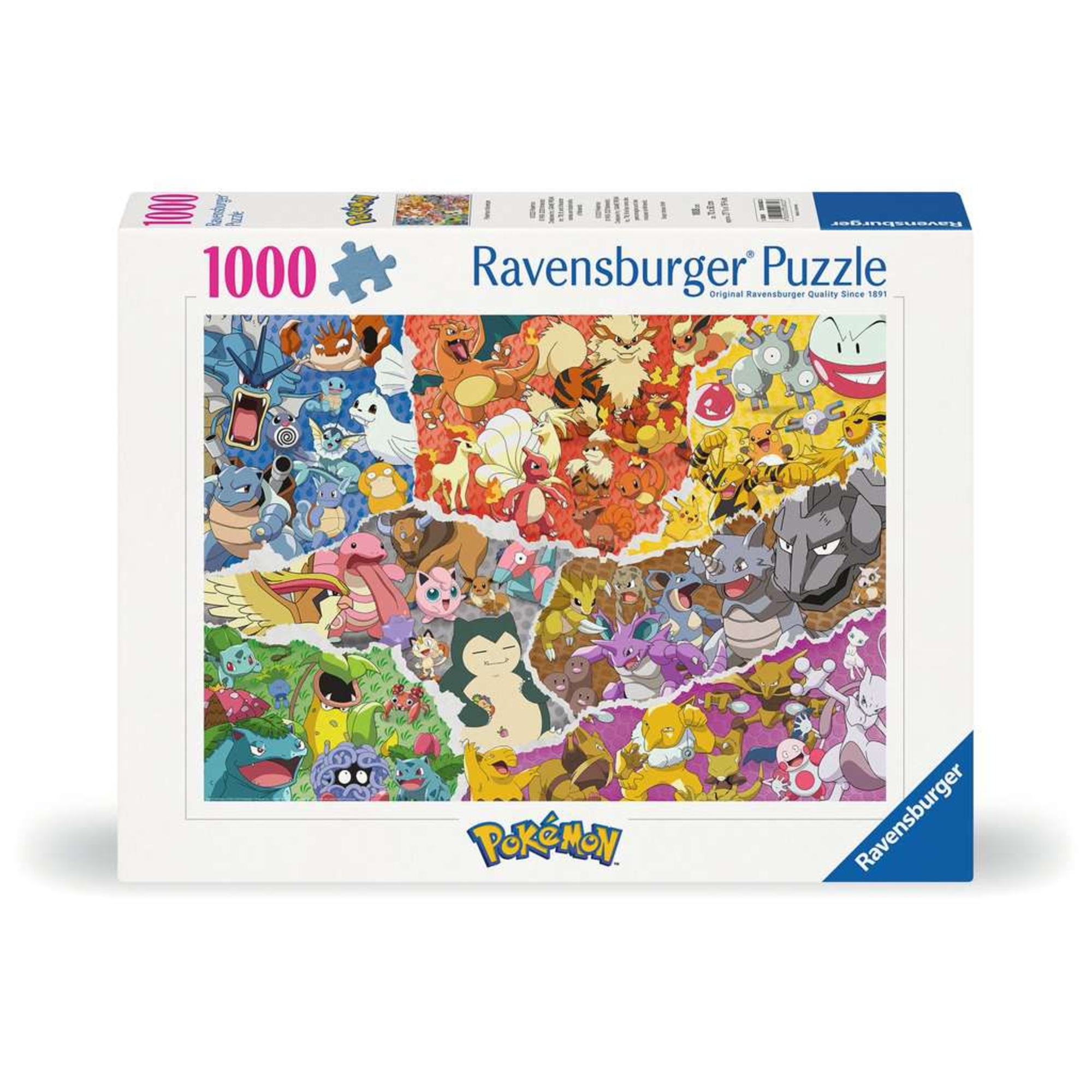 Puzzle pokémon a 1000 pezzi - ravensburger per adulti - POKEMON