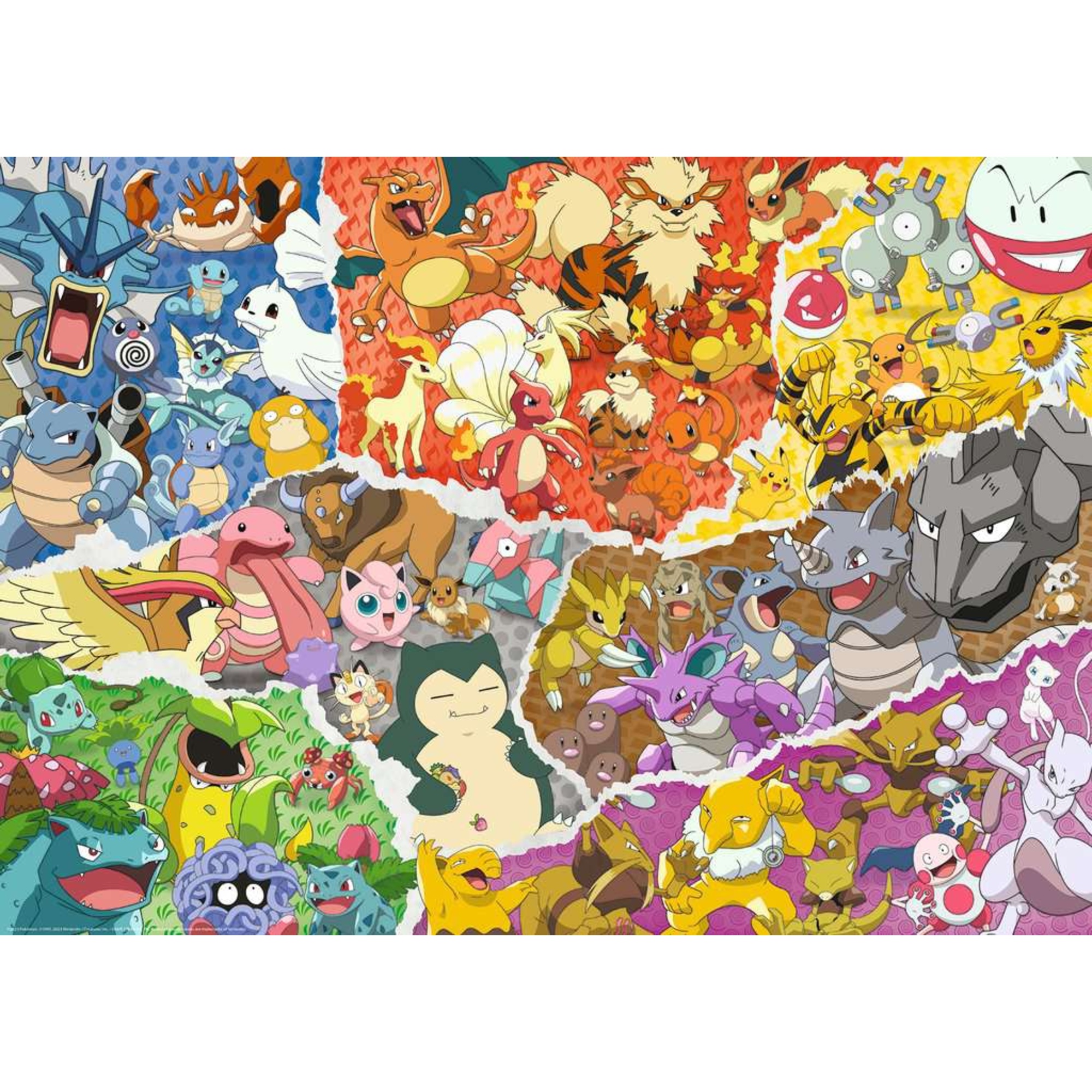 Puzzle pokémon a 1000 pezzi - ravensburger per adulti - POKEMON