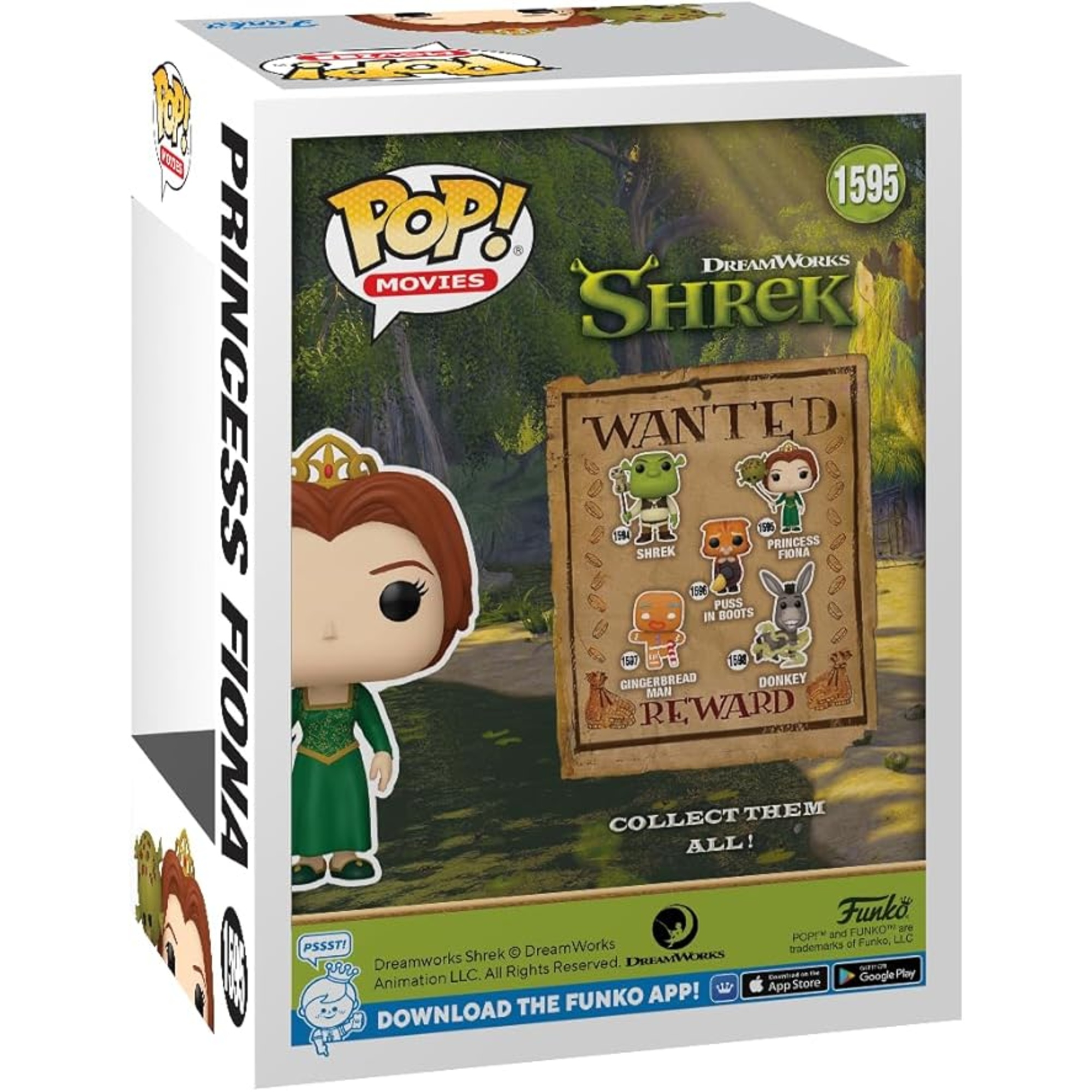 Funko pop - shrek dreamworks - versione 30° anniversario - fiona - 1595 - FUNKO POP!