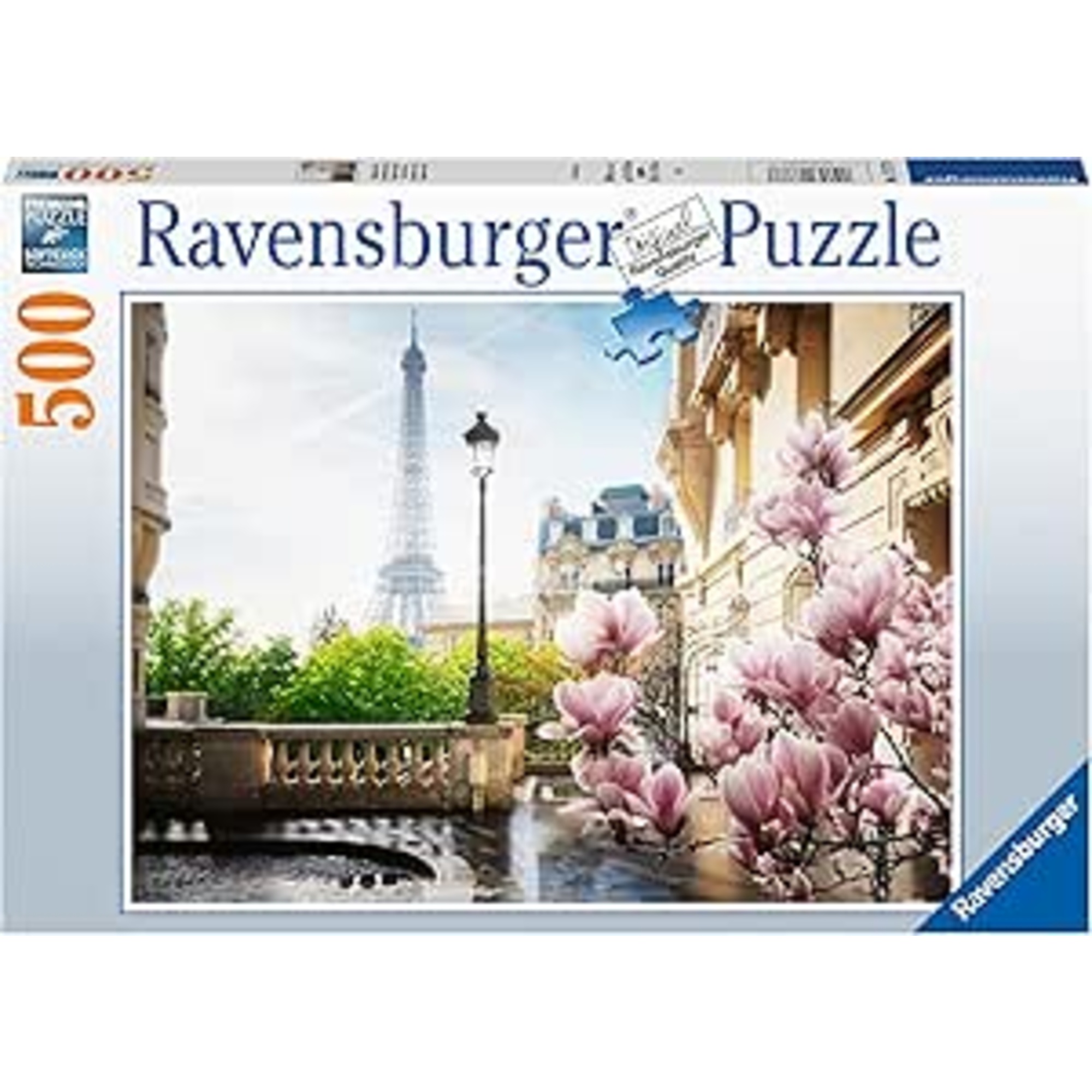 Puzzle 500 pezzi primavera a parigi - puzzle ravensburger per adulti - RAVENSBURGER