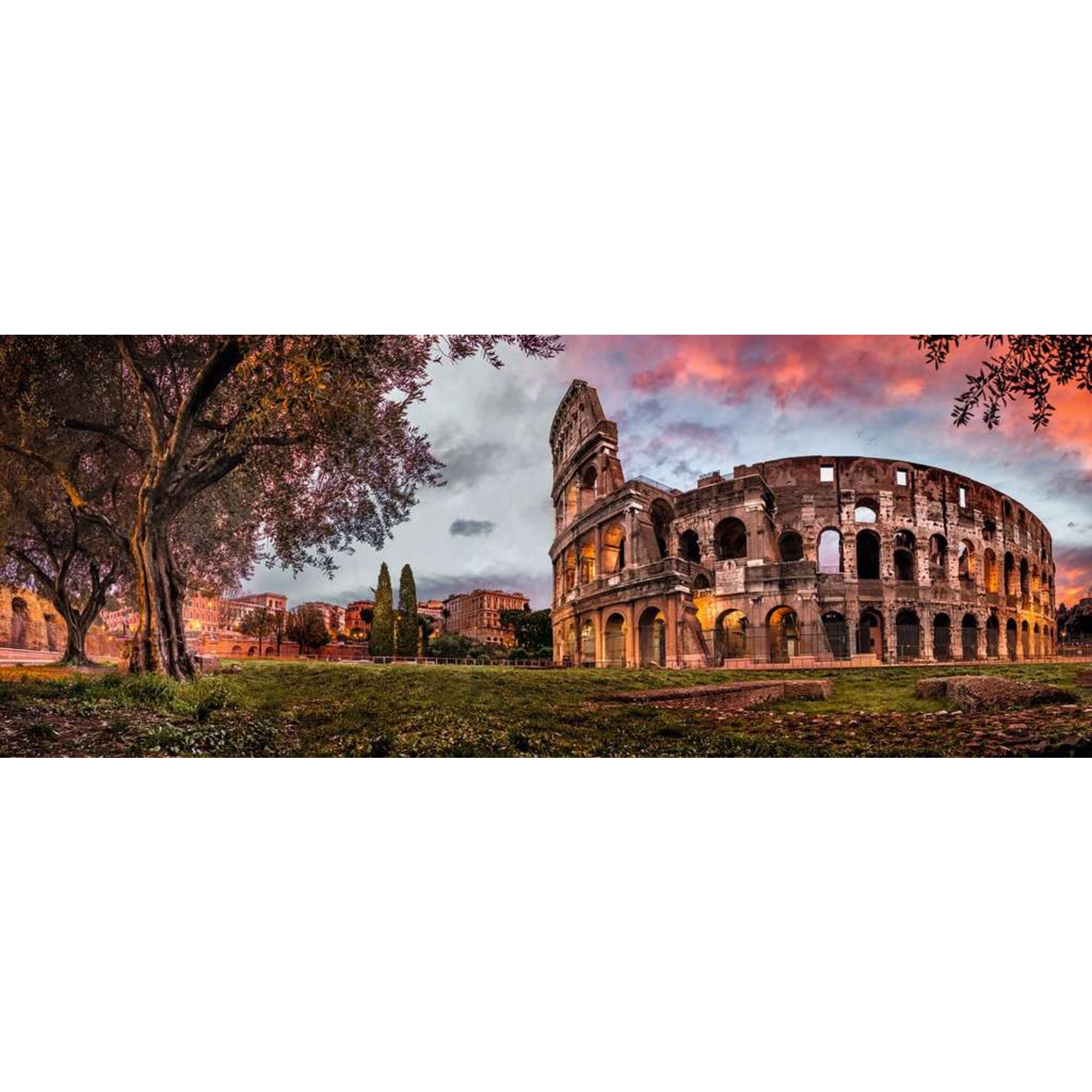 Puzzle ravensburger colosseo al tramonto - 1000 pezzi per adulti - RAVENSBURGER