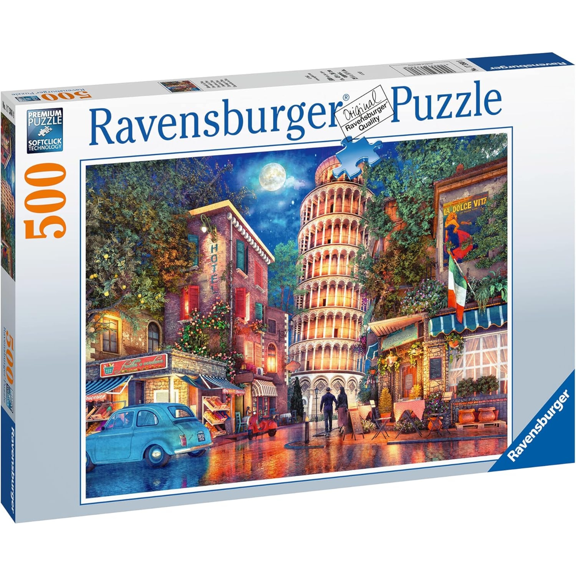 Puzzle 500 pezzi una sera a pisa - puzzle ravensburger per adulti - RAVENSBURGER