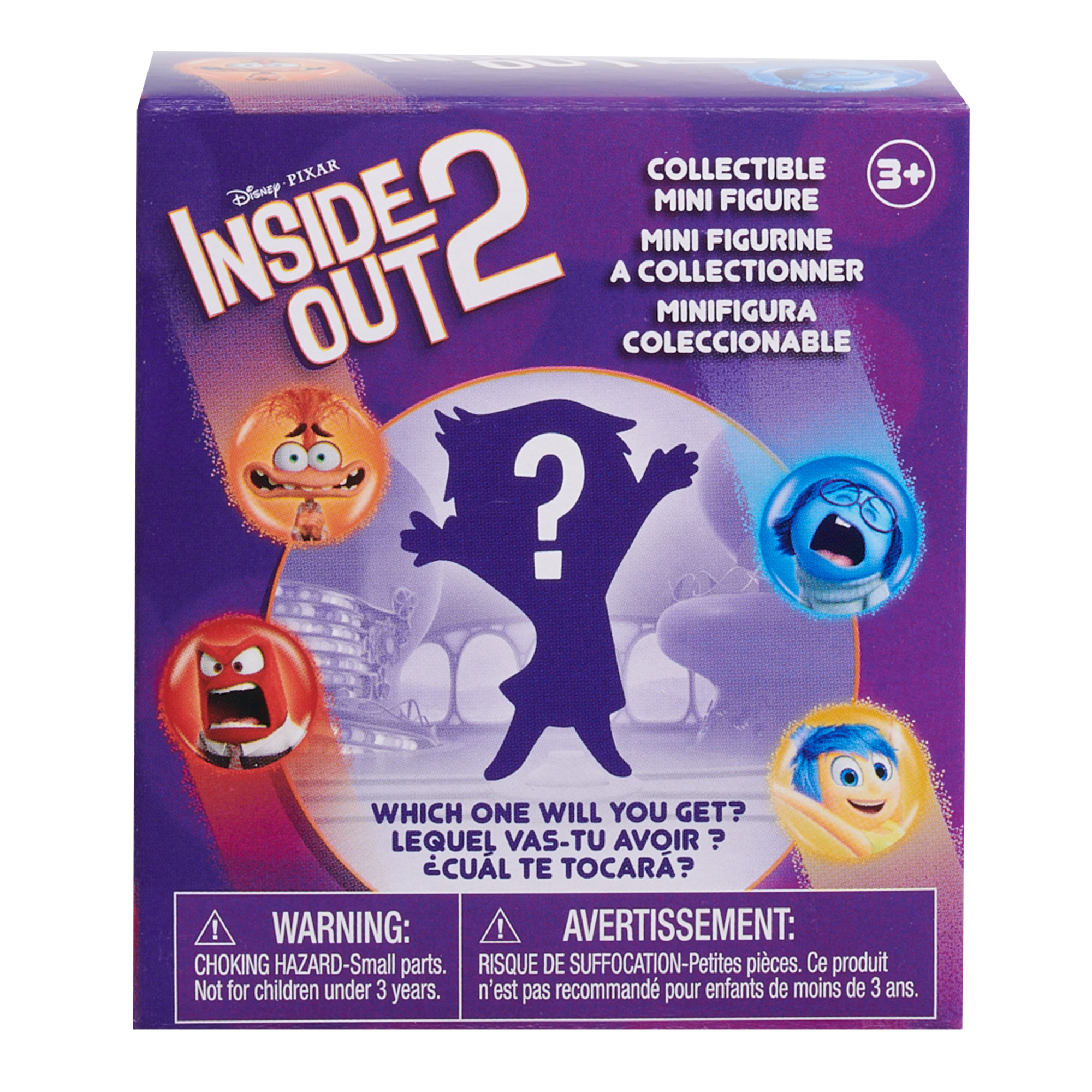 Mini personaggi da collezione assortiti - disney e pixar inside out 2 - personaggio singolo - Disney