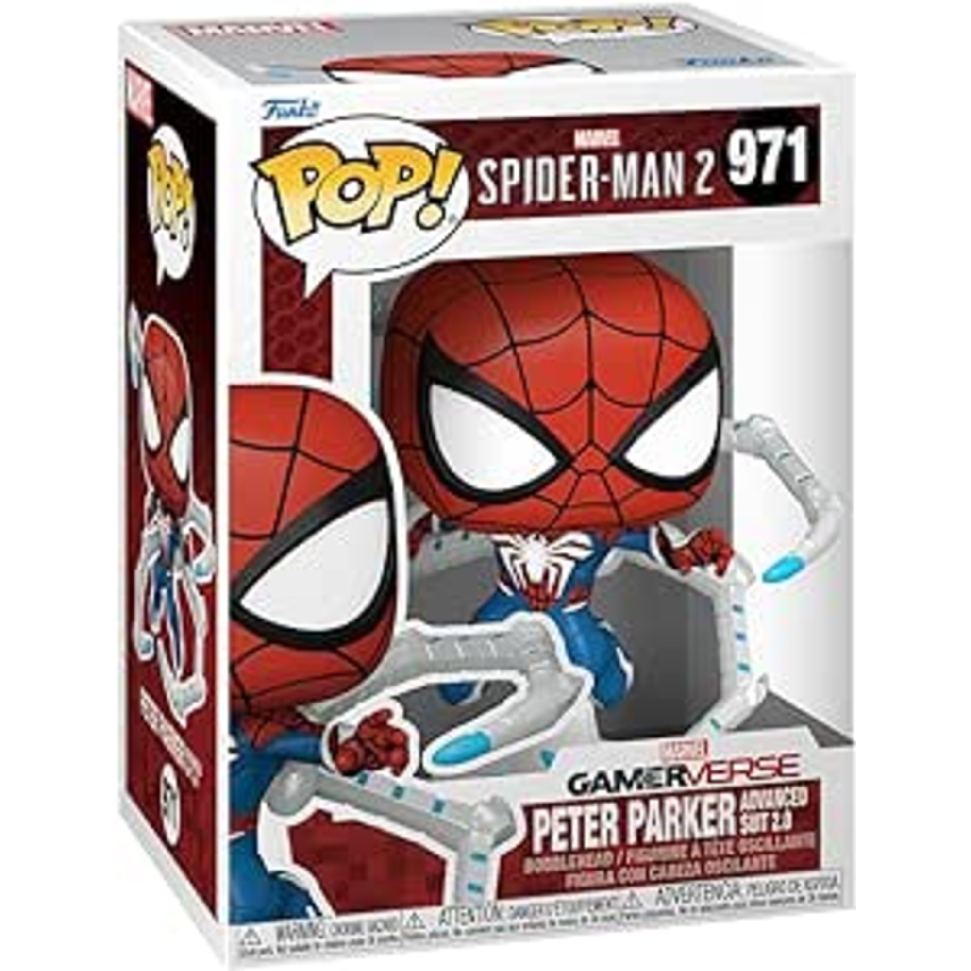 Funko pop - marvel spiderman 2 - peter parker - 971 - Spiderman