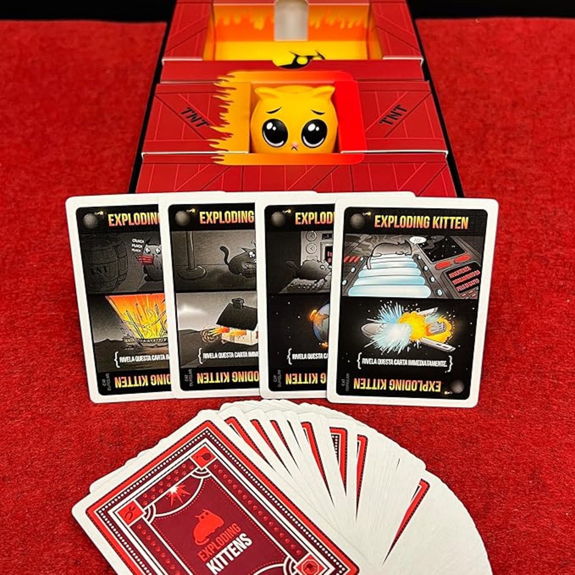 Exploding kittens - edizione ladro di gatti - gioco da tavolo divertente e strategico per 2-5 giocatori - ASMODEE