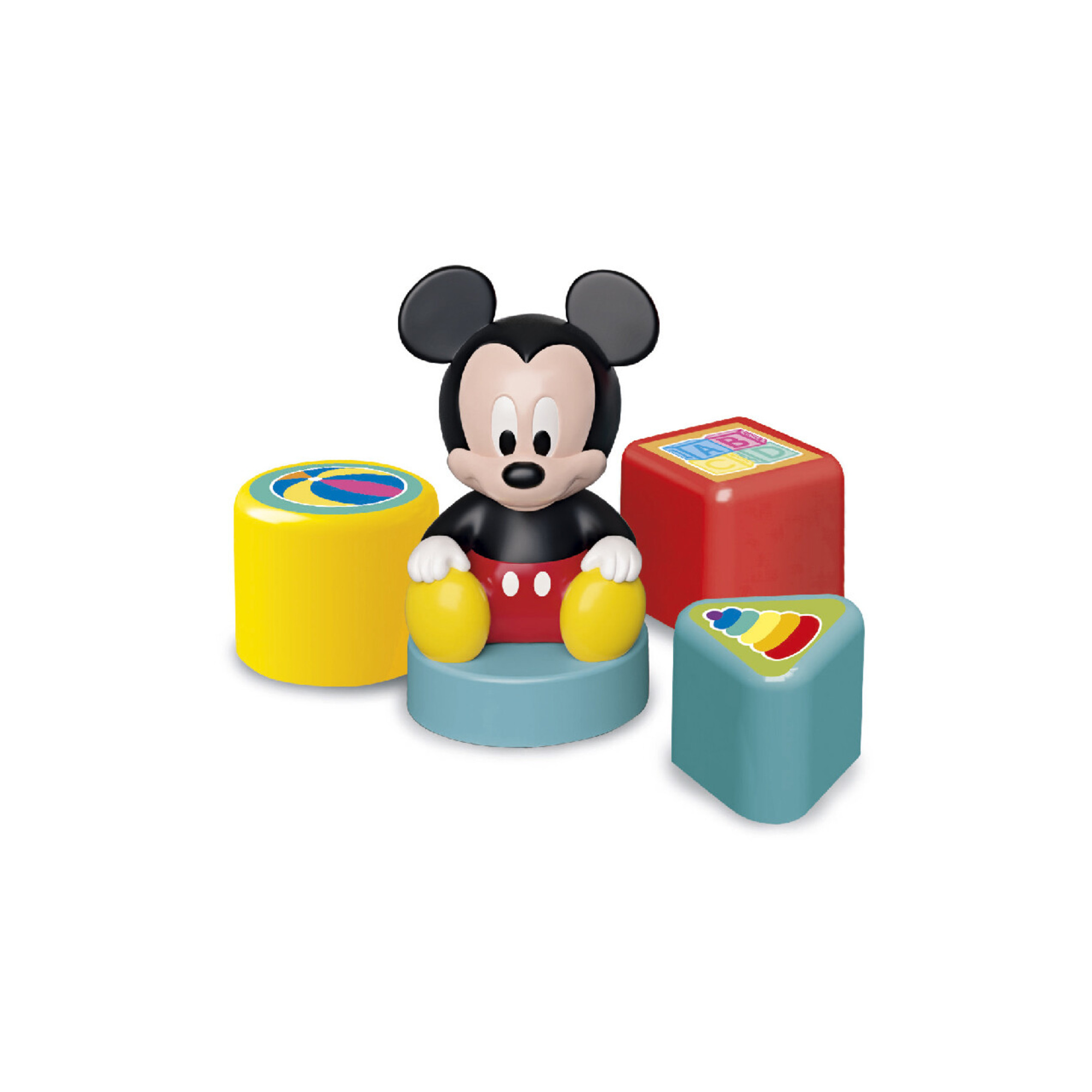 Disney baby mickey shape sorter train - trenino incastra forme con mickey - giallo - da 9 mesi - clementoni - BABY CLEMENTONI