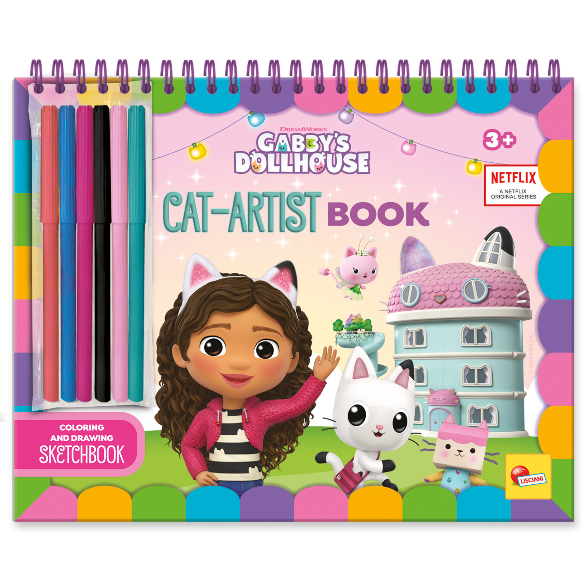 Sketchbook coloring e disegno gab-tastic di gabby  -  gabby's dollhouse - LISCIANI