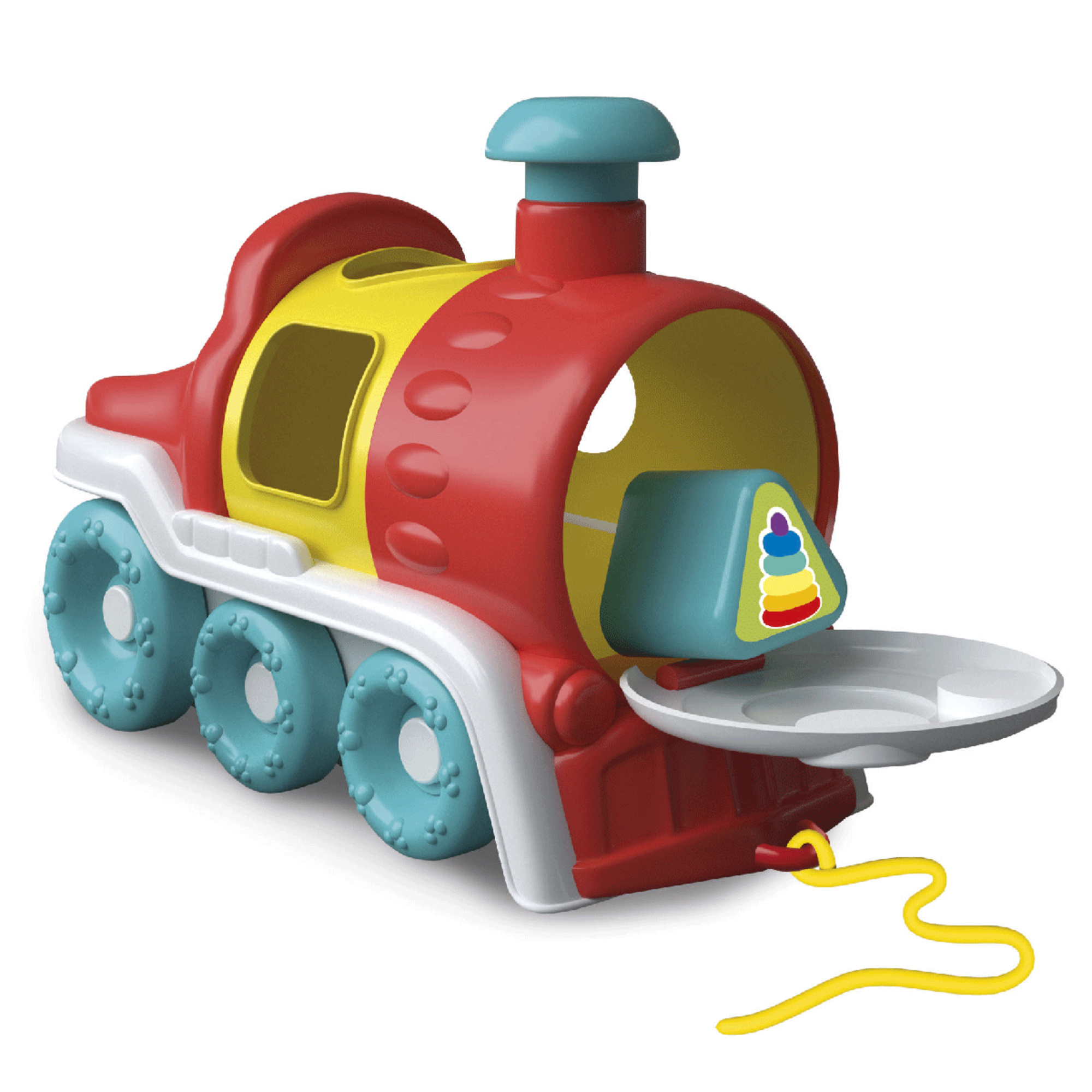 Disney baby mickey shape sorter train - trenino incastra forme con mickey - giallo - da 9 mesi - clementoni - BABY CLEMENTONI