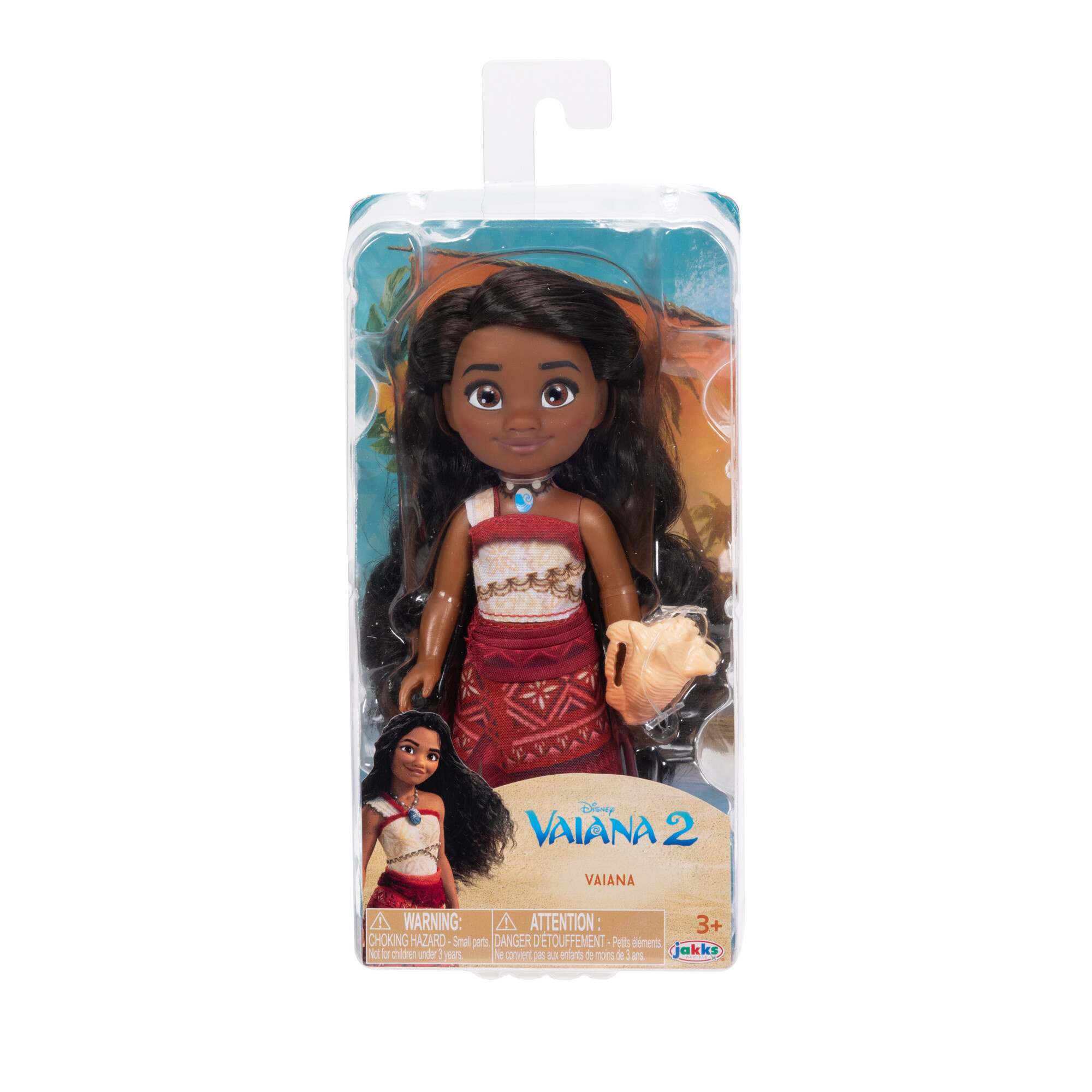 Bambola vaiana 15 cm dettagliata per avventure incredibili - disney oceania 2 - DISNEY PRINCESS