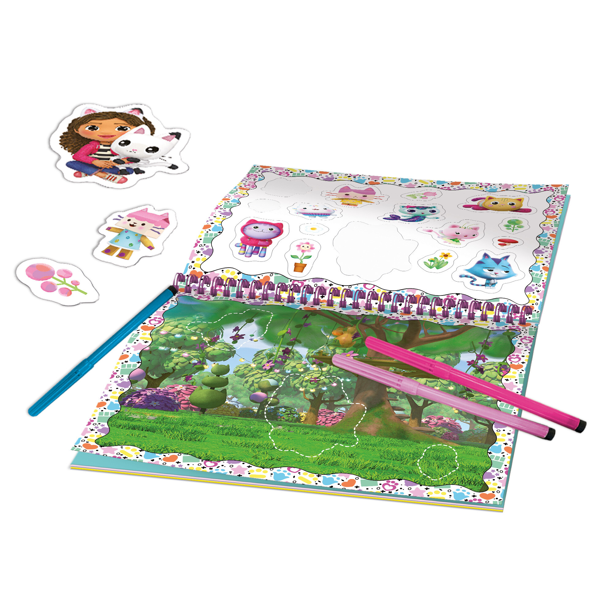 Sketchbook coloring e disegno gab-tastic di gabby  -  gabby's dollhouse - LISCIANI