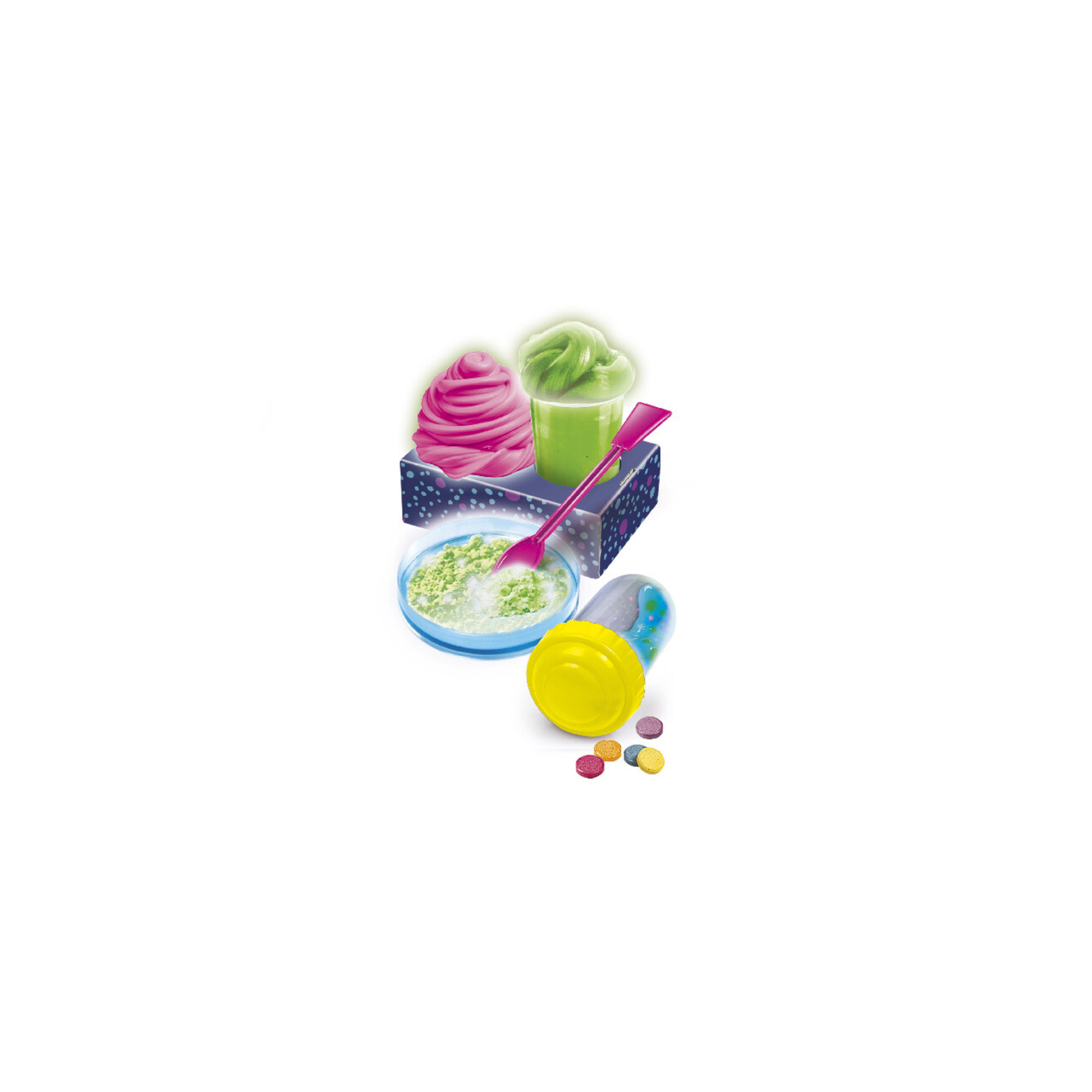 Scienza e gioco lab - slime fluo - clementoni - CLEMENTONI