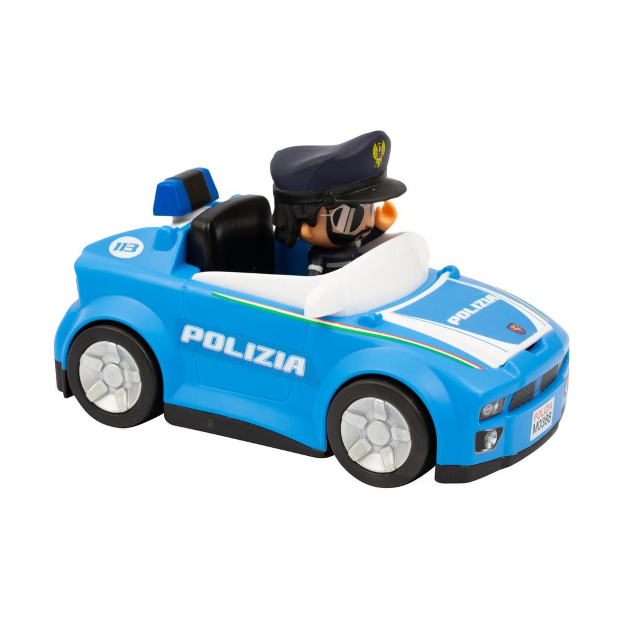 Auto e moto della polizia con personaggio - veicolo polizia livrea original - GIOCHI PREZIOSI