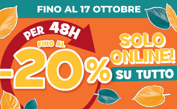 ULTIME ORE: FINO AL -20% SU TUTTO!!