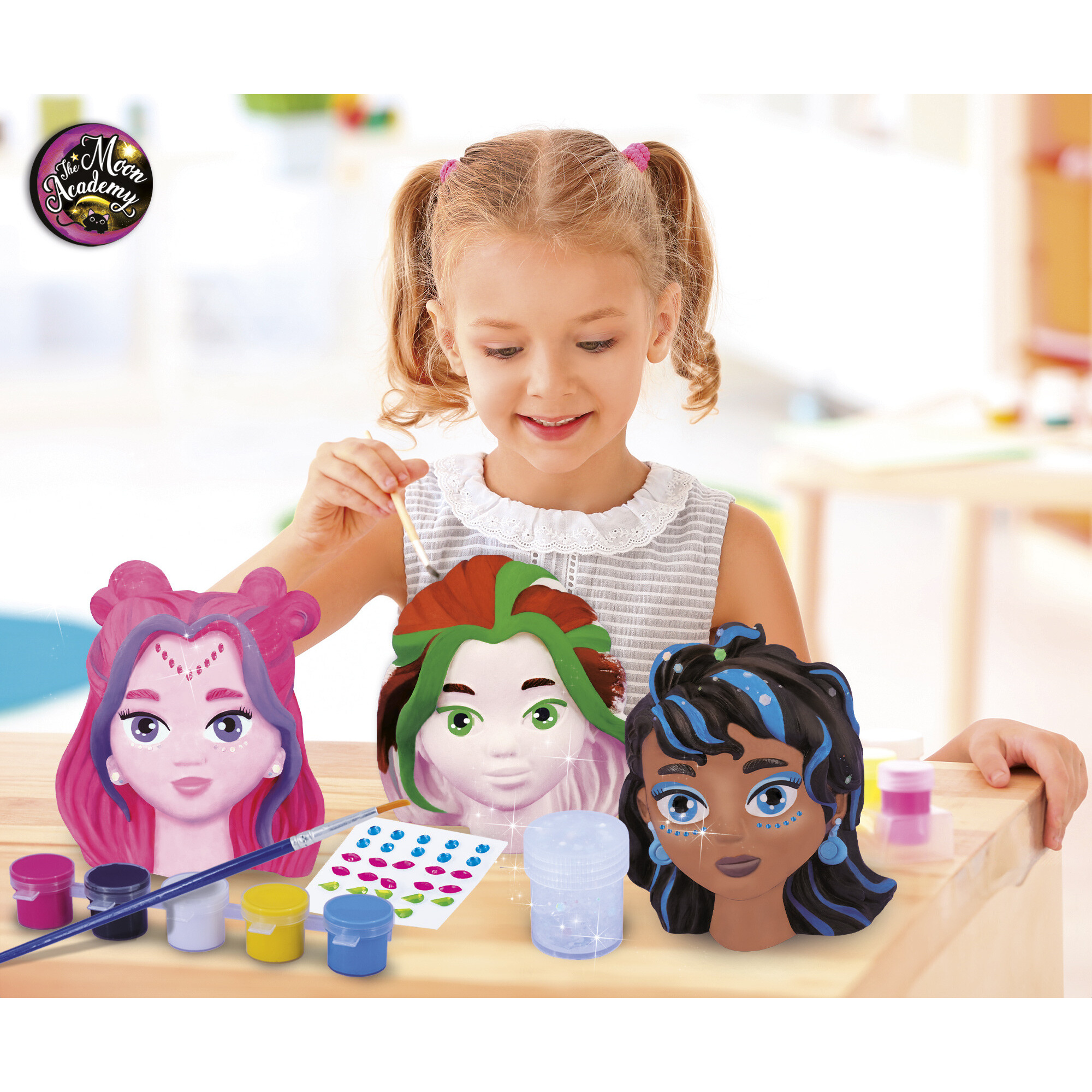 Moon magic art girls - kit creativo magico  -  the moon academy - lisciani - LISCIANI