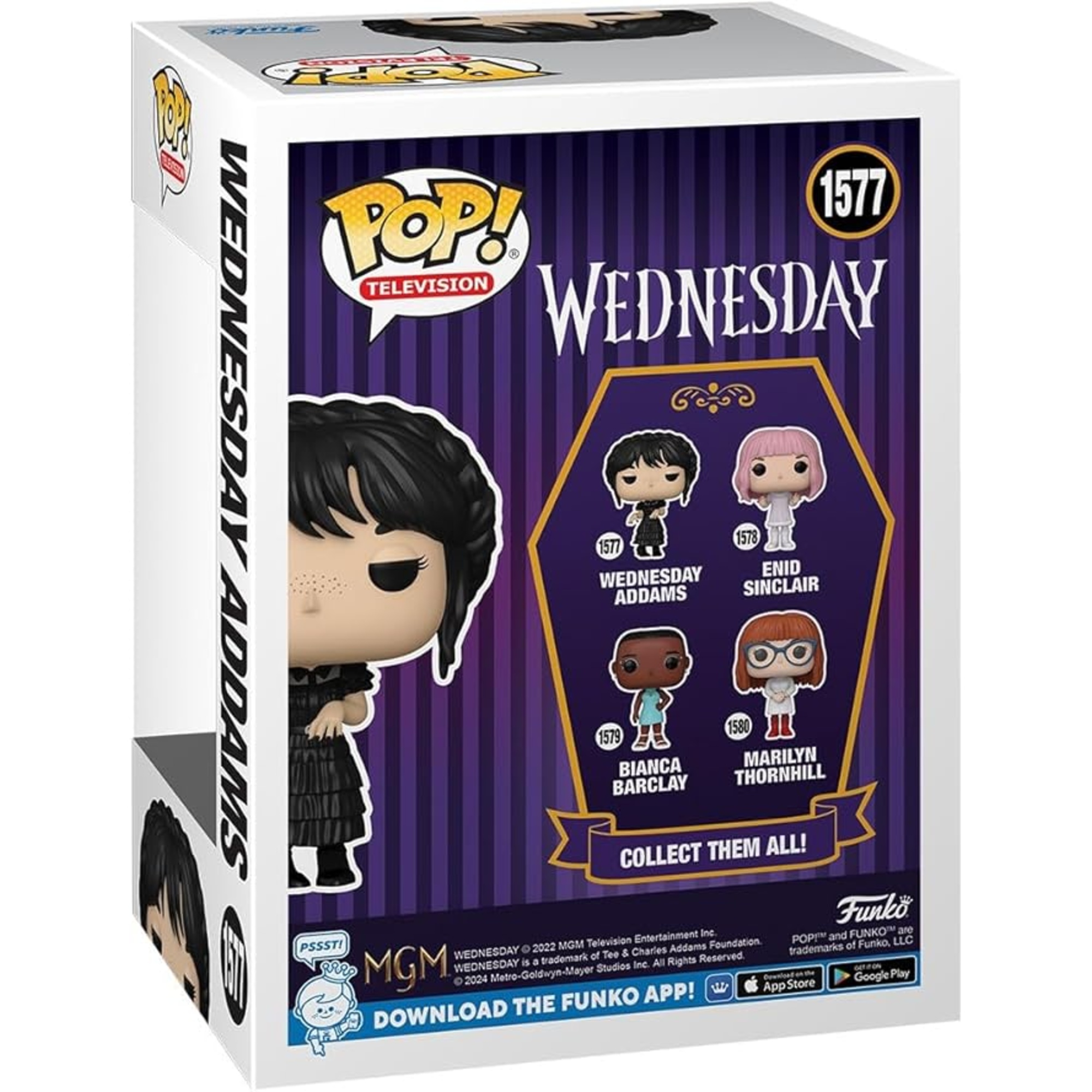 Funko pop - mercoledì addams ballo - 1577 - MERCOLEDI