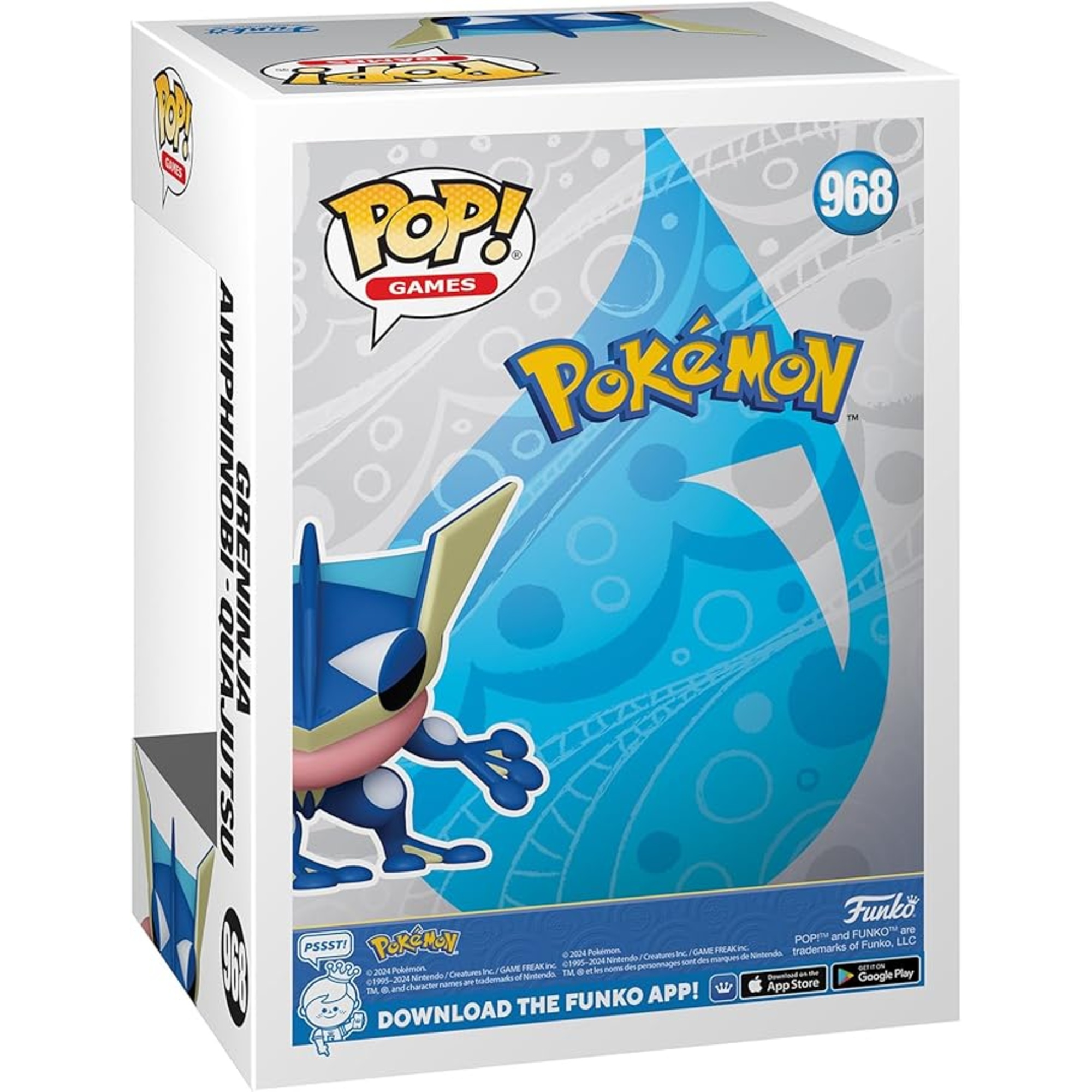 Funko pop - pokémon - greninja - 968 - POKEMON