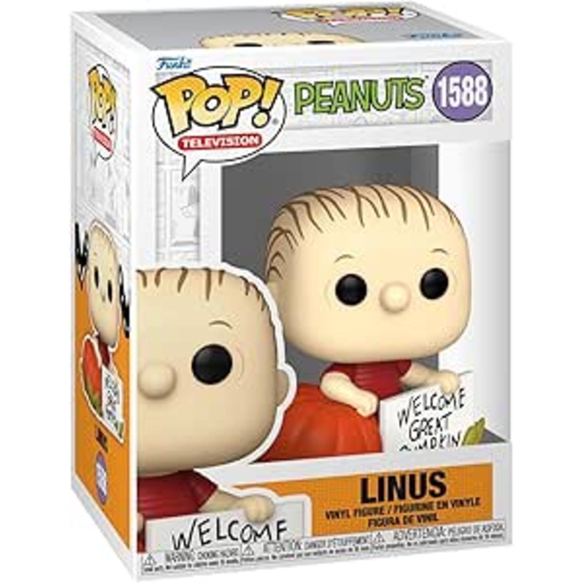 Funko pop - peanuts - linus con zucca halloween - 1588 - SIGNORE DEGLI ANELLI