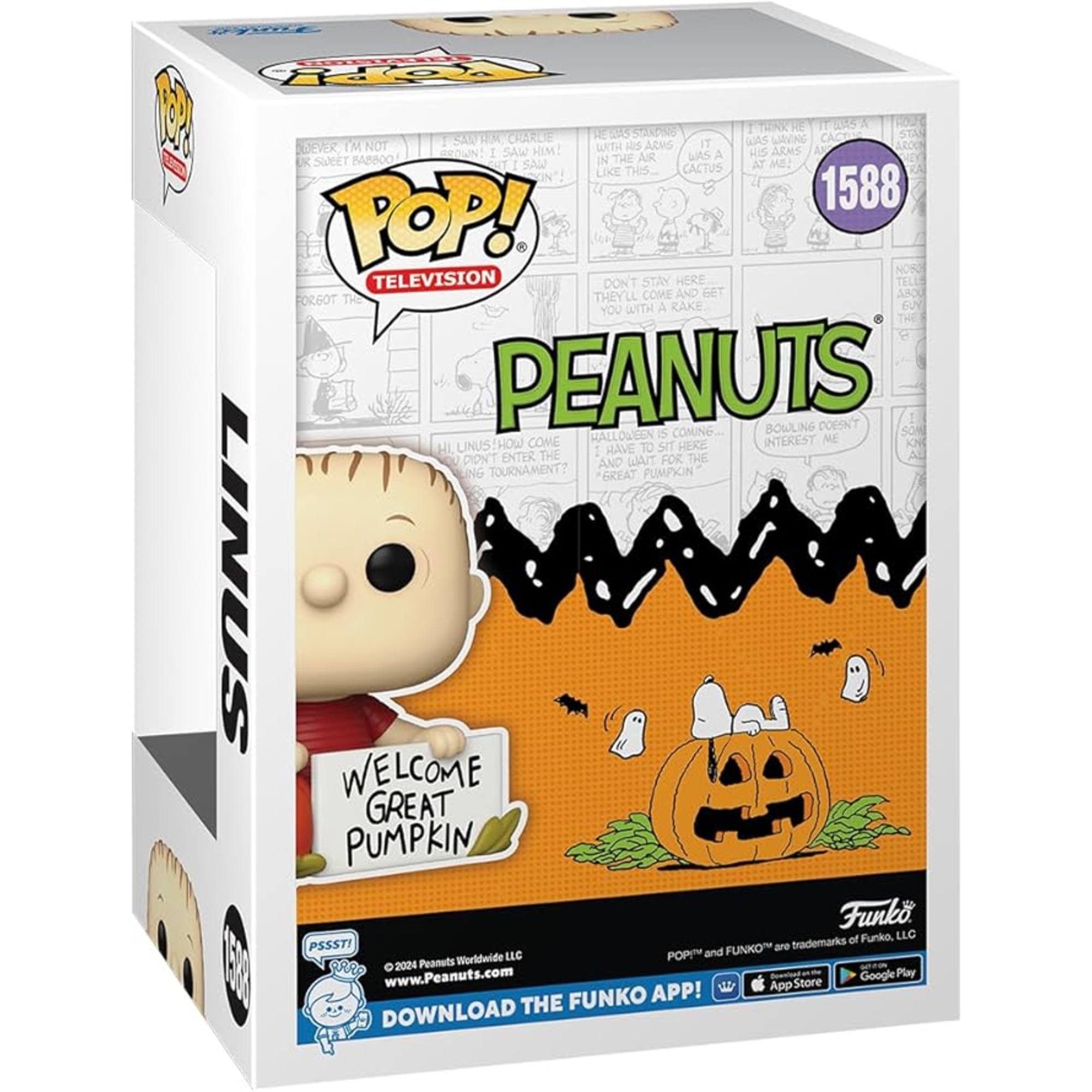 Funko pop - peanuts - linus con zucca halloween - 1588 - SIGNORE DEGLI ANELLI