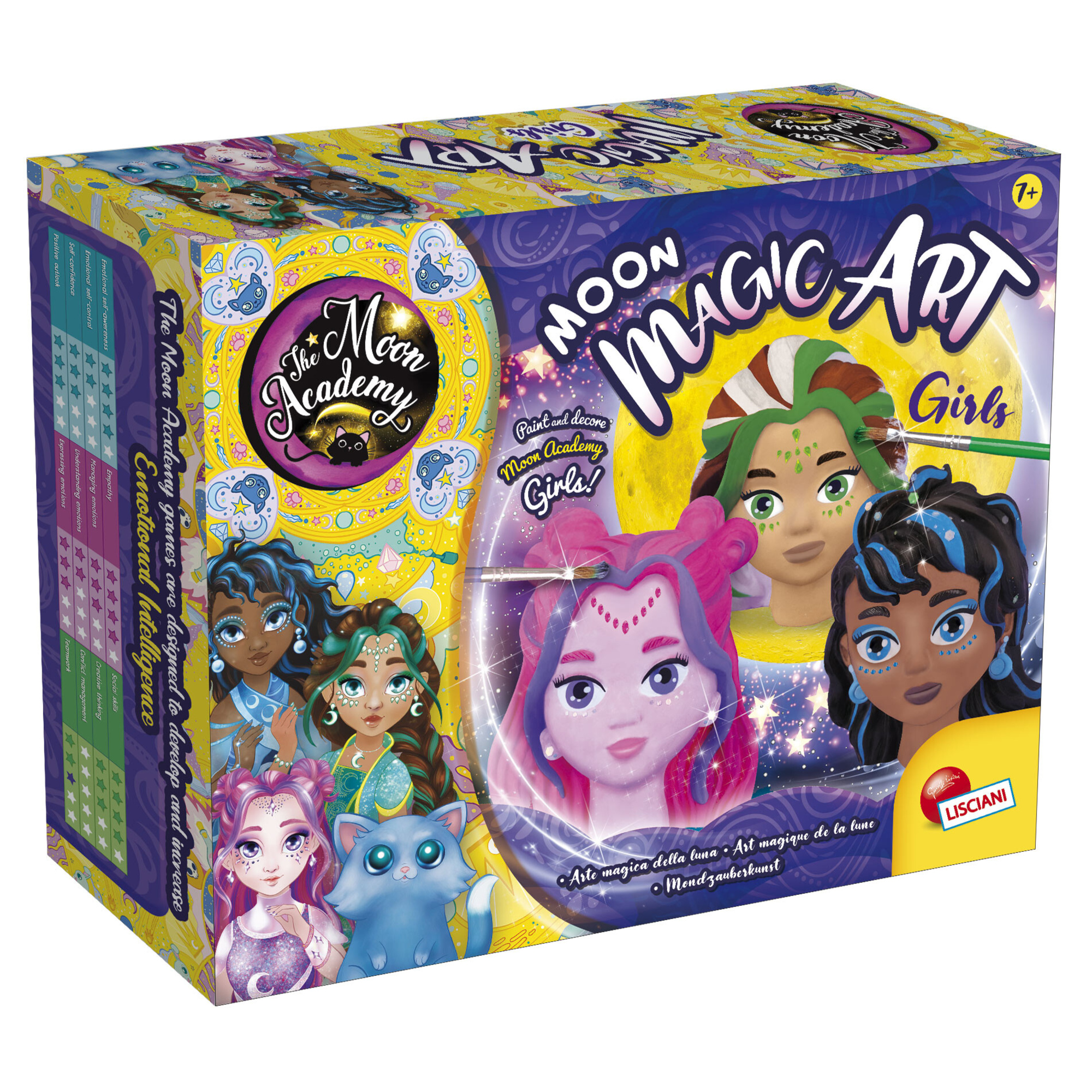 Moon magic art girls - kit creativo magico  -  the moon academy - lisciani - LISCIANI