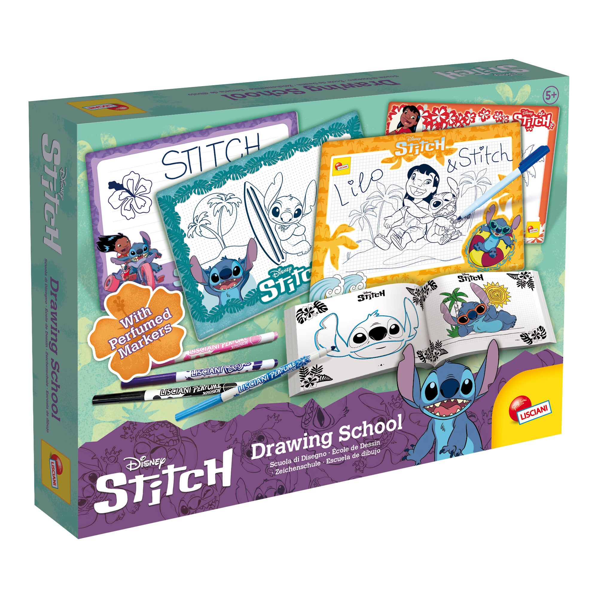 Scuola di disegno stitch - kit creativo per bambini  -  stitch - Disney Stitch