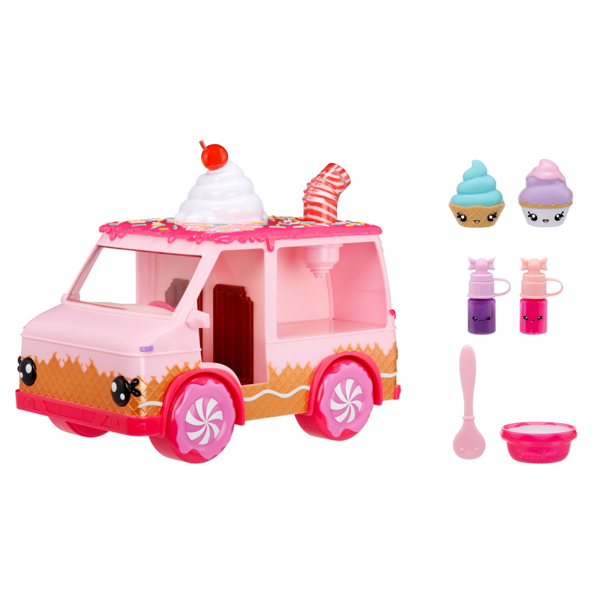 Yummiland lipgloss truck – include due esclusivi lucidalbbra – adatto alle bambole piccole yummiland - YUMMILAND