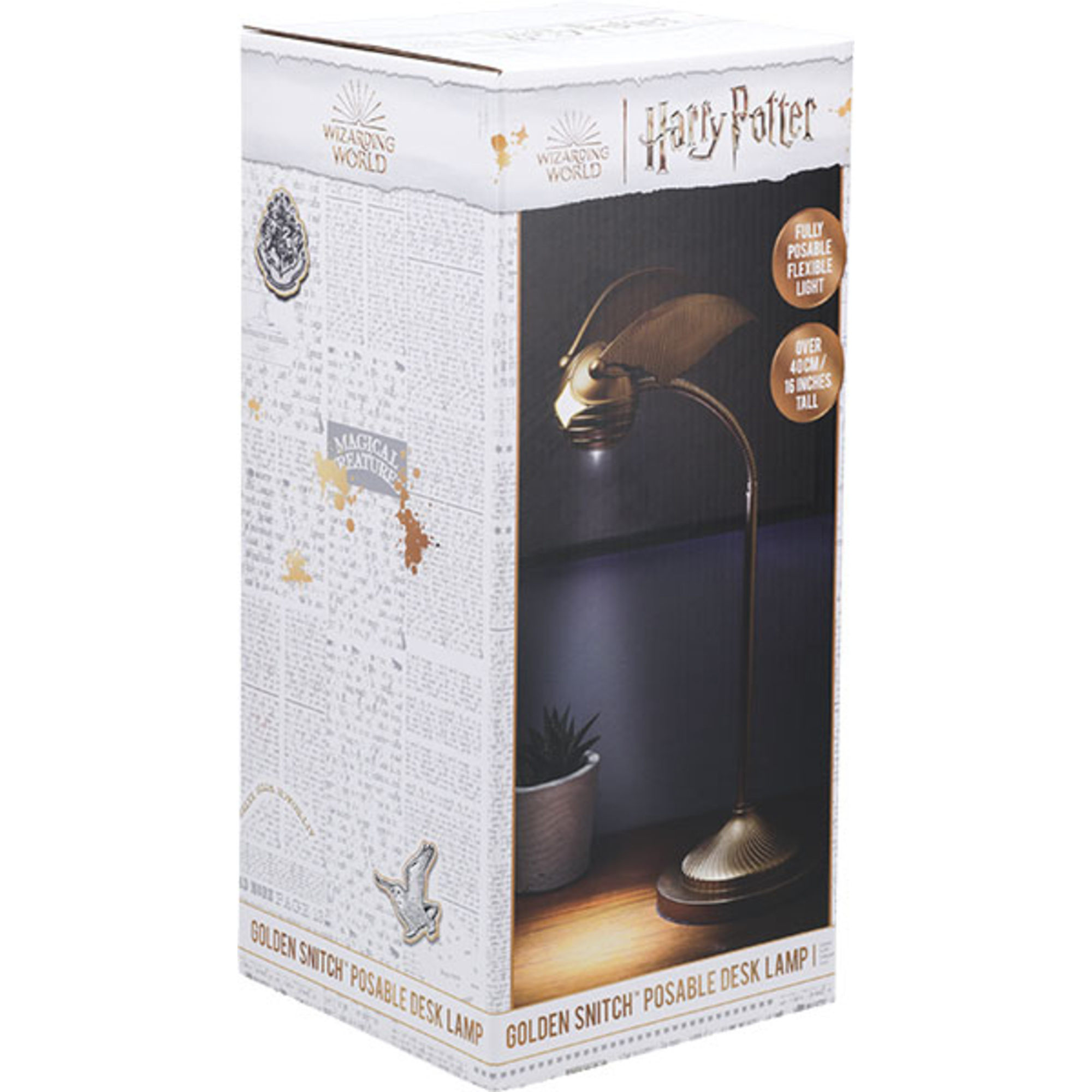 Lampada harry potter boccino d'oro 36 cm - lampada da tavolo direzionabile con controllo touch - Harry Potter