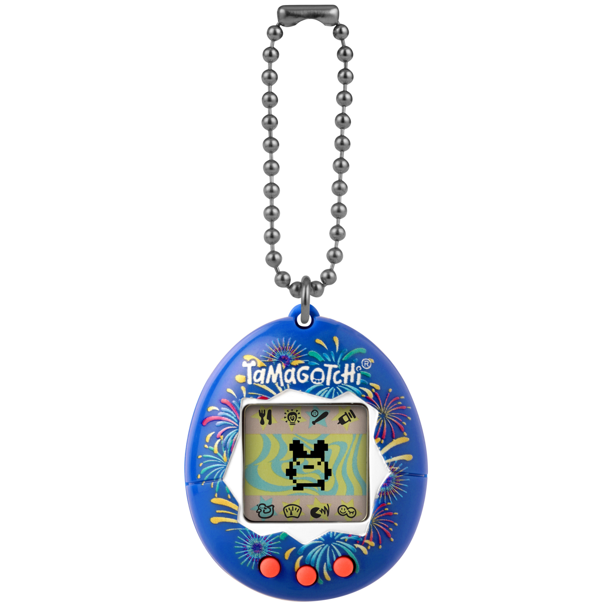 Tamagotchi originale versione festival, versione italiana, modello classico degli anni '90, mini-gioco incluso, adatto per bambini da 8 anni in su - TAMAGOTCHI