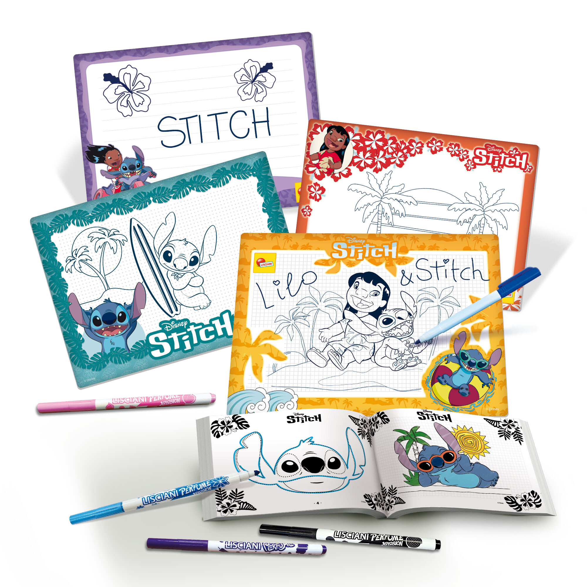 Scuola di disegno stitch - kit creativo per bambini  -  stitch - Disney Stitch